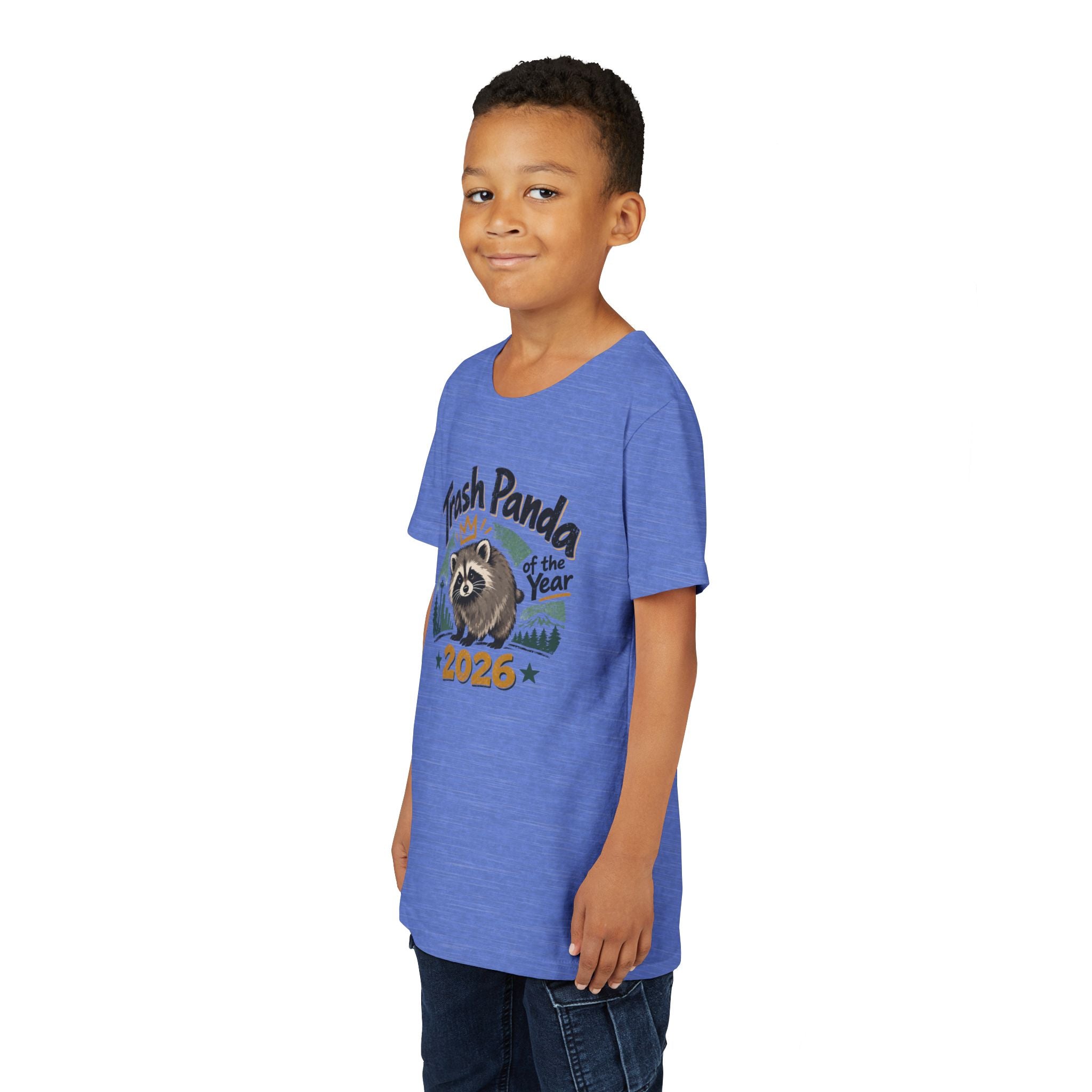 Trash Panda of the Year 2026 Youth T-Shirt | Jimothy-Inspired Raccoon Tee