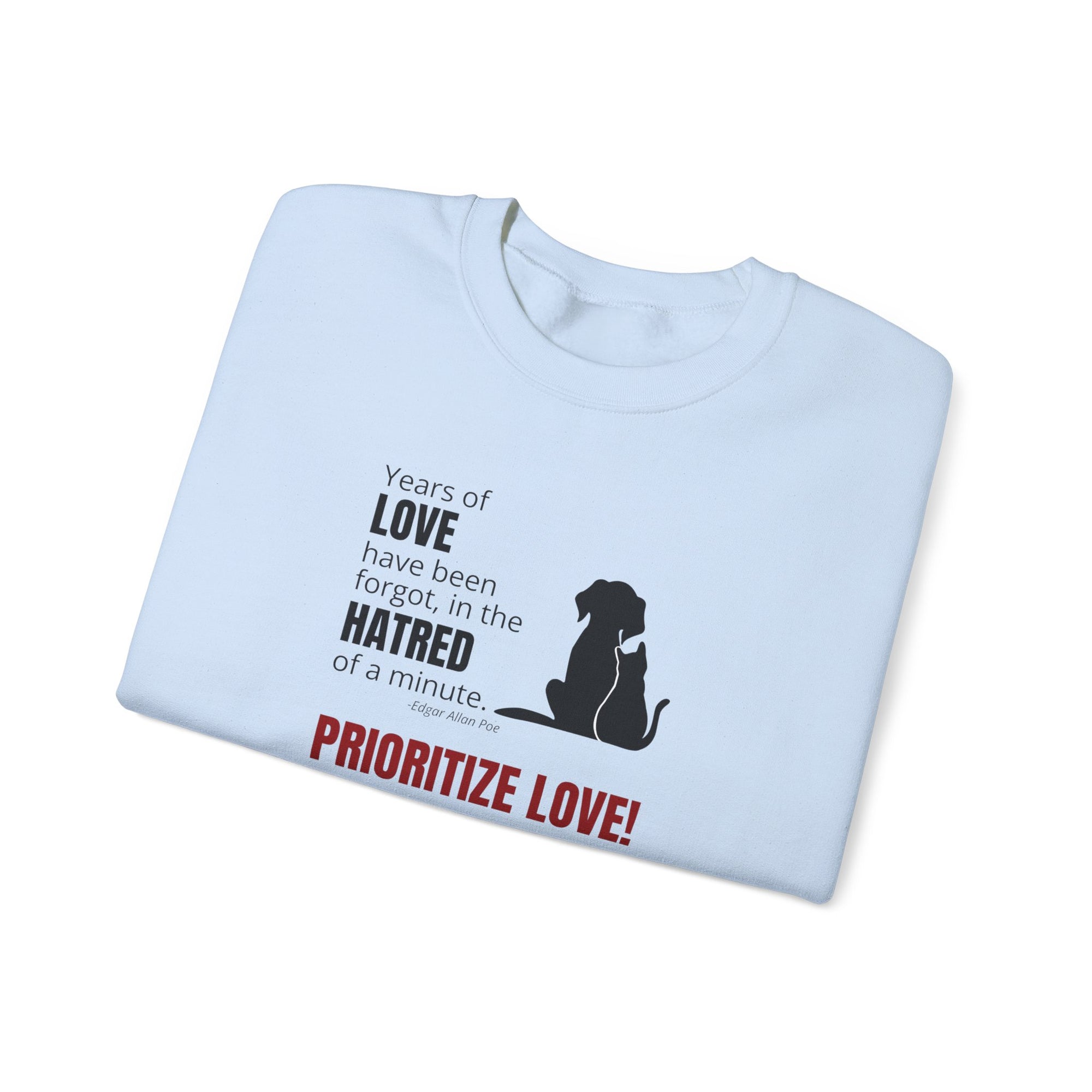 Prioritize Love Unisex Heavy Blend™ Crewneck Sweatshirt