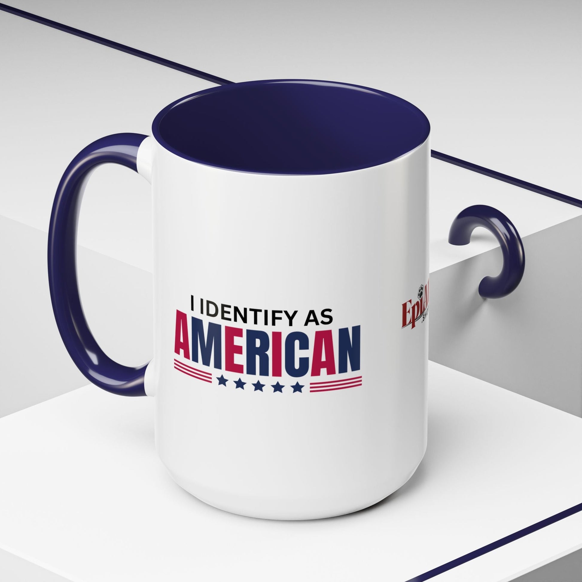 I Identify as American Accent Coffee Mug - 11 oz & 15 oz Printify