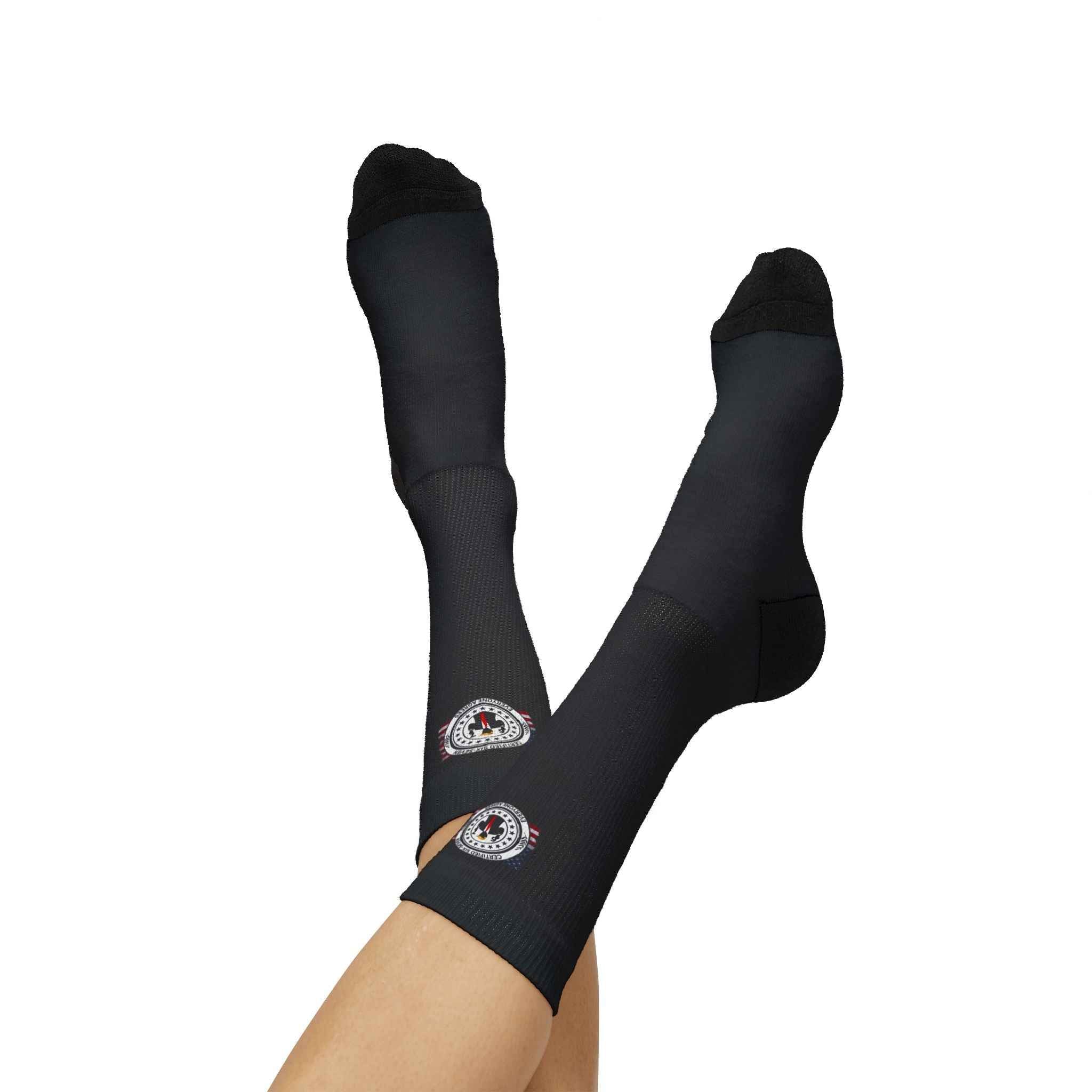 Believe Me Political Parody Crew Socks – 67 Edition