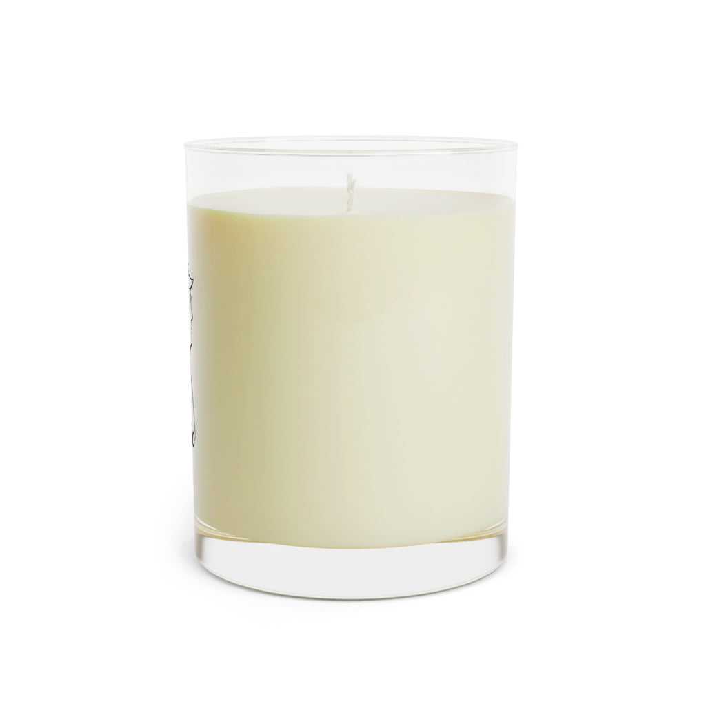 Iconic Calm Candle — Minimal Line Silhouette Edition