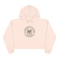 Emotionally Taxed Citizen Cropped Hoodie | Cozy Political Parody Fleece Hoodie