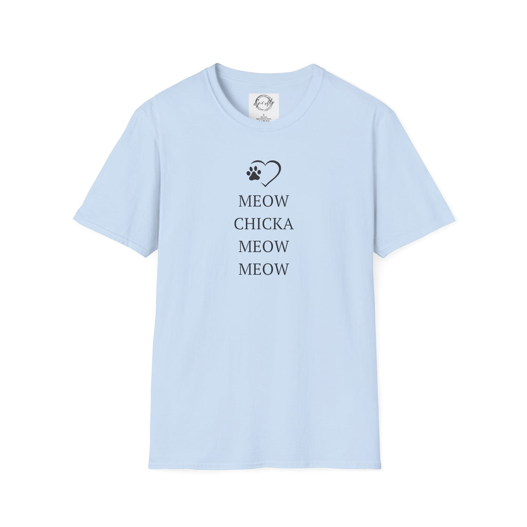 Meow Chicka Meow Meow Unisex Softstyle T - Shirt - T - Shirt - Epileptic Al’s Shop