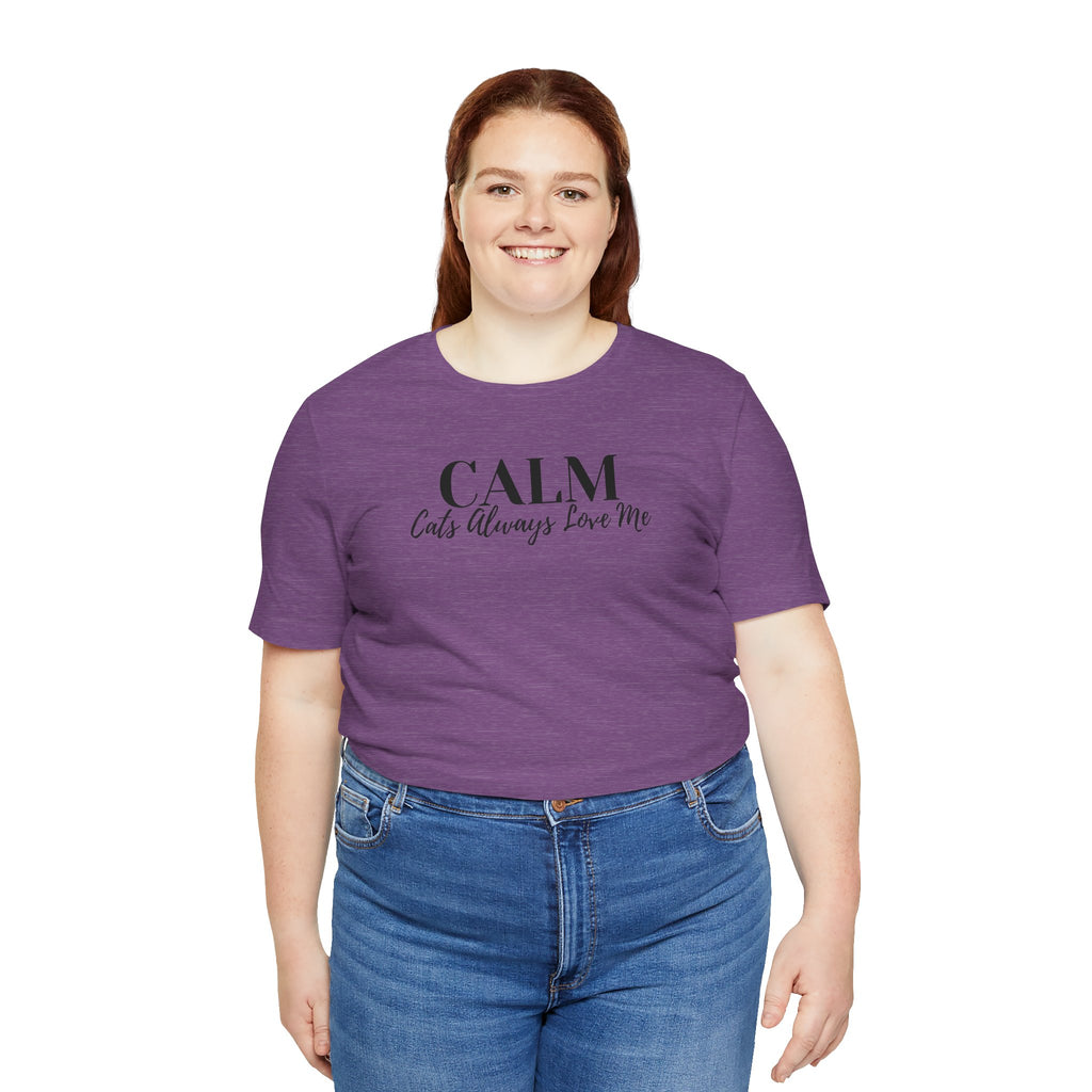 CALM Unisex Jersey Short Sleeve Tee - T - Shirt - Epileptic Al’s Shop