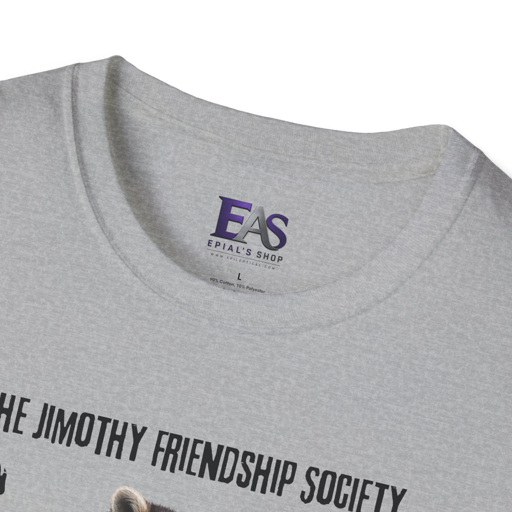 The Jimothy Friendship Society T-Shirt | Raccoon and Kitten Tee