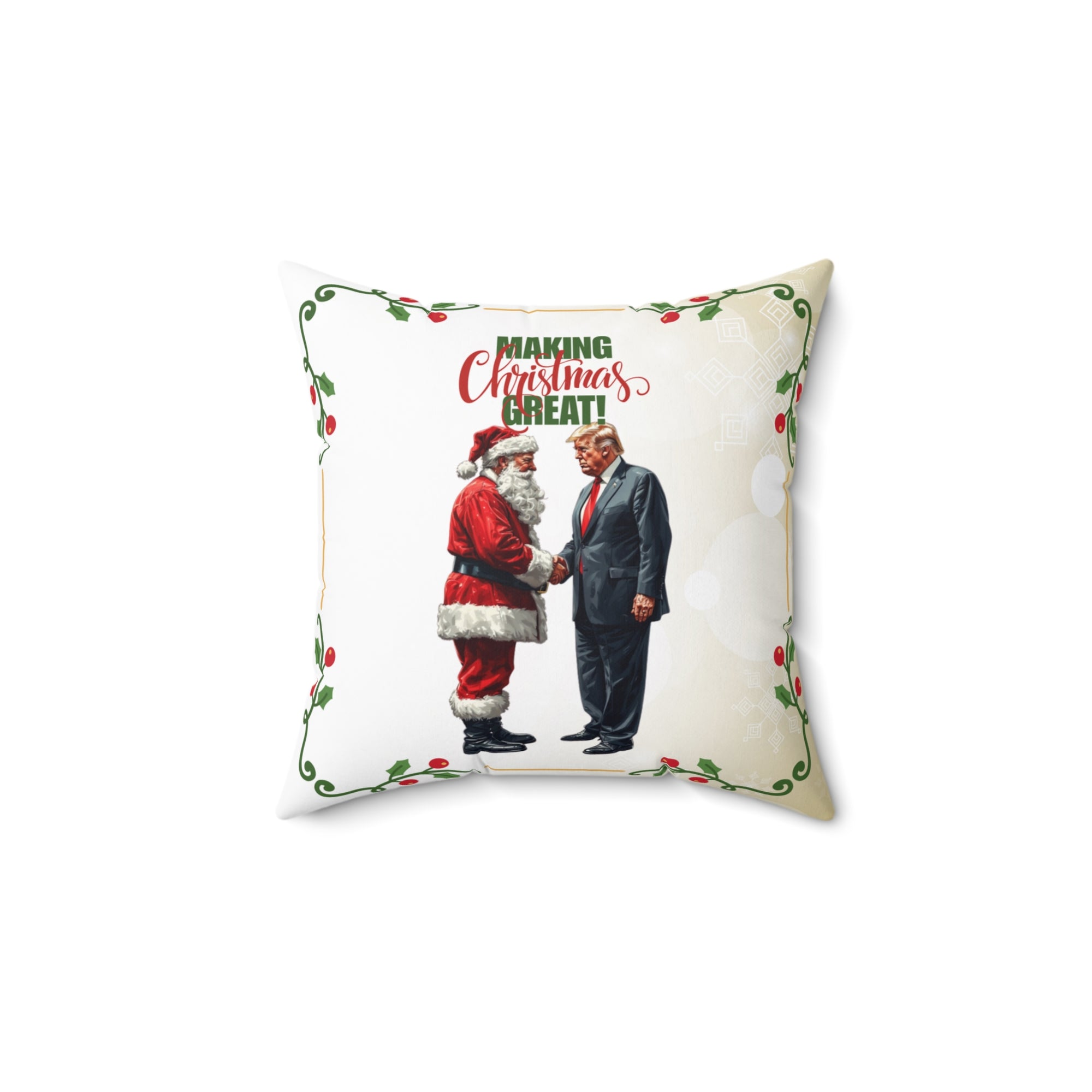 Making Christmas Great Decorative Pillow, Home Decor