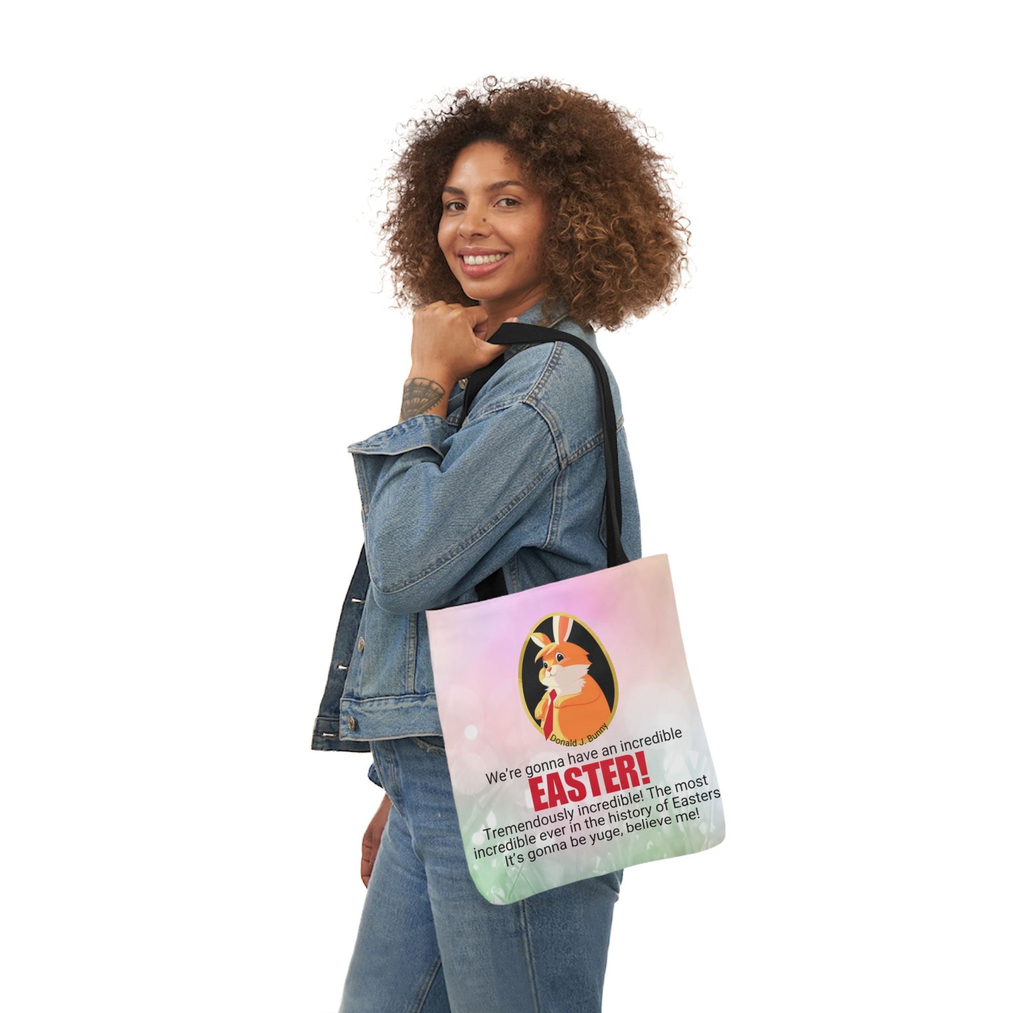 Incredible Easter Canvas Tote Bag - 5-Color Straps Printify