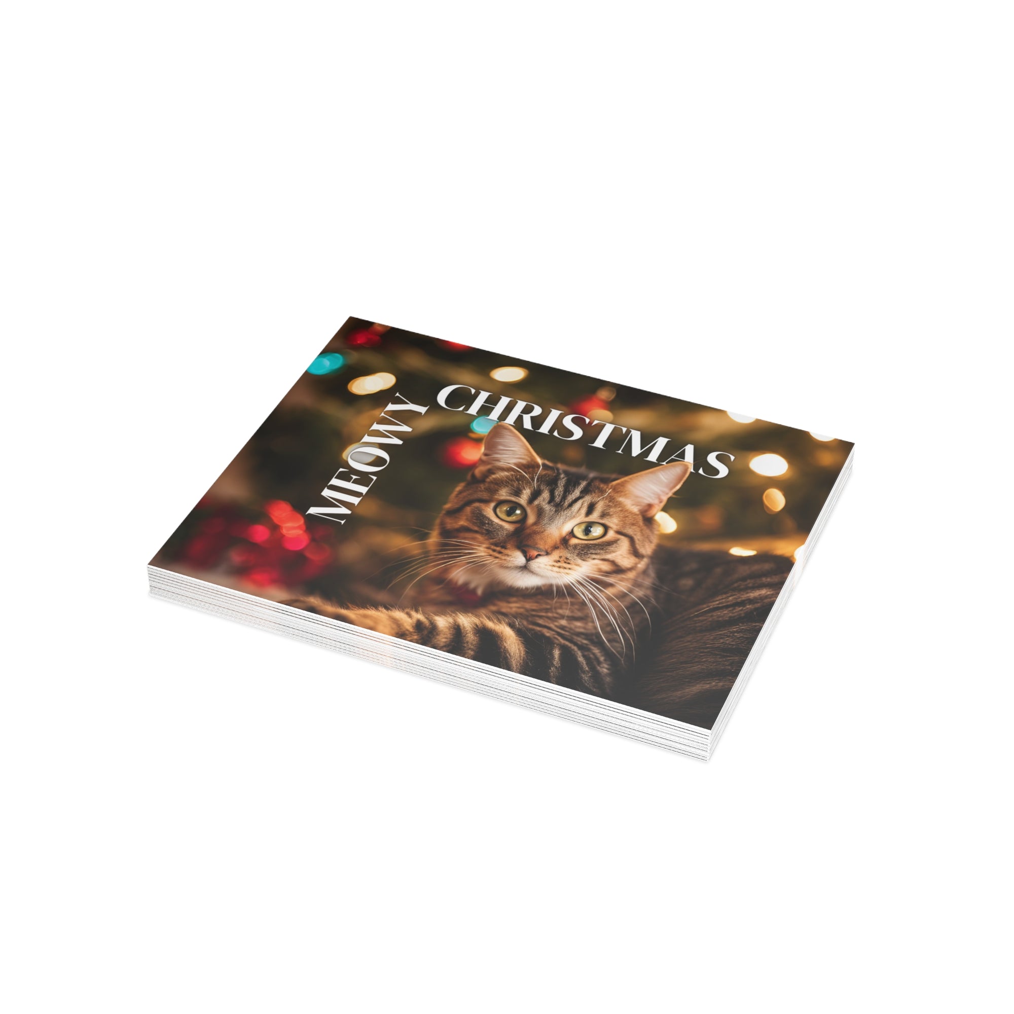 Meowy Christmas Postcard Bundles (envelopes included)