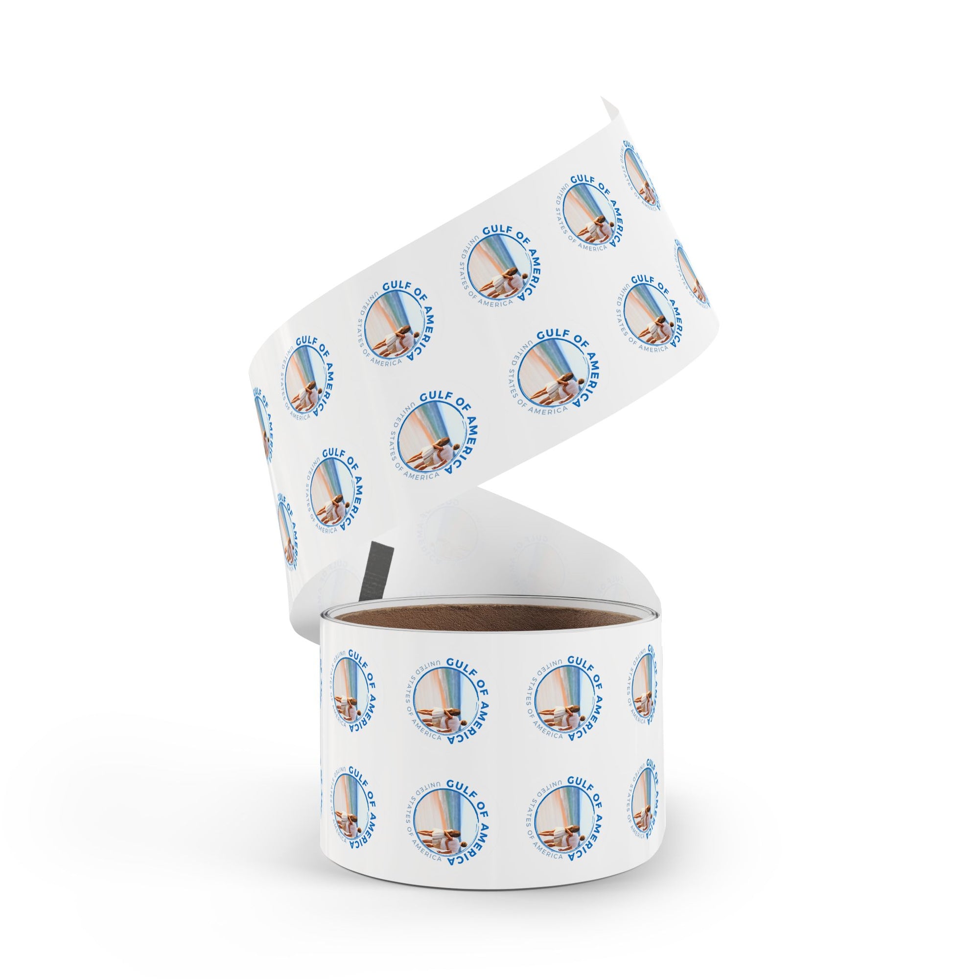 American Gulf Round Sticker Labels