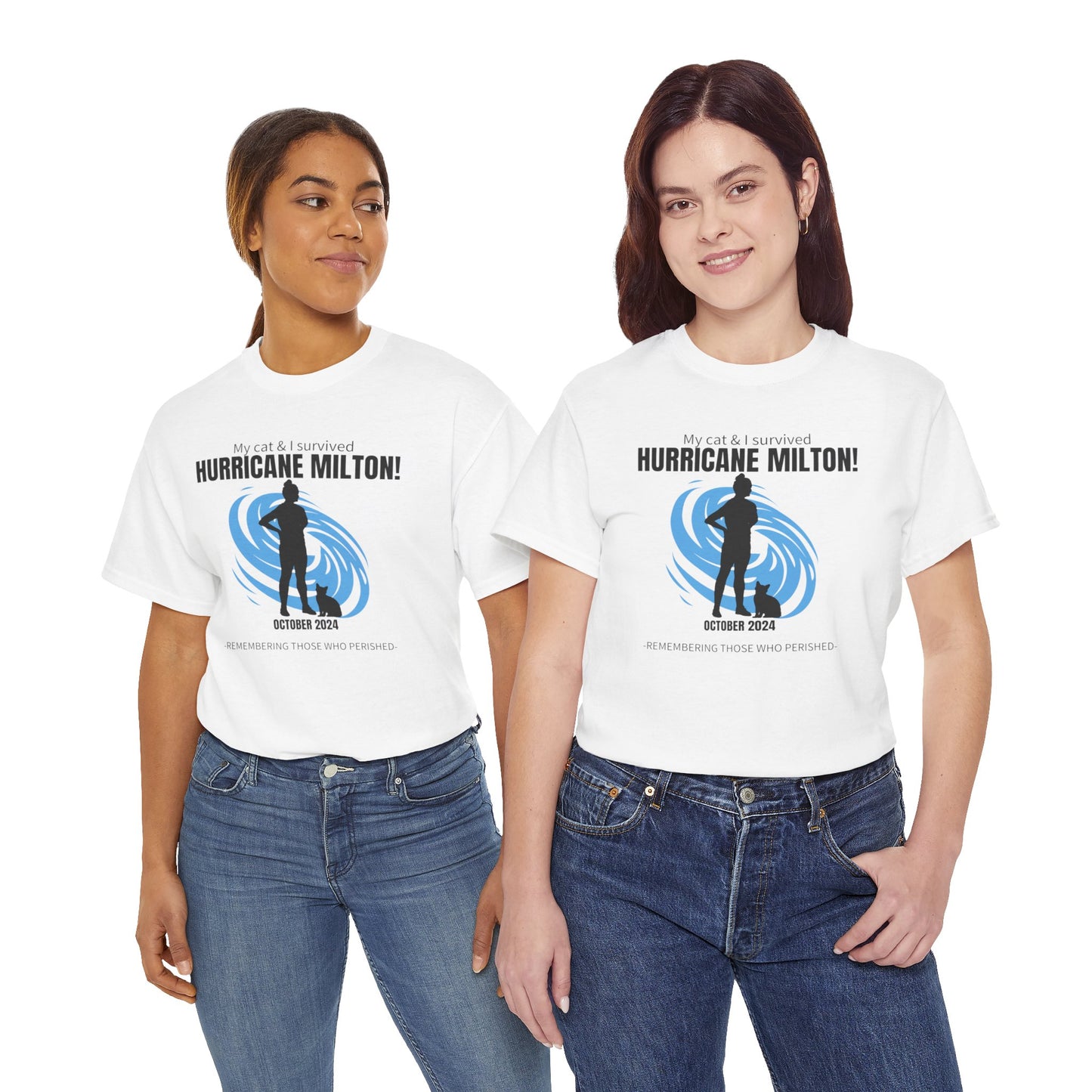 Hurricane Milton Survivor Unisex Heavy Cotton Tee