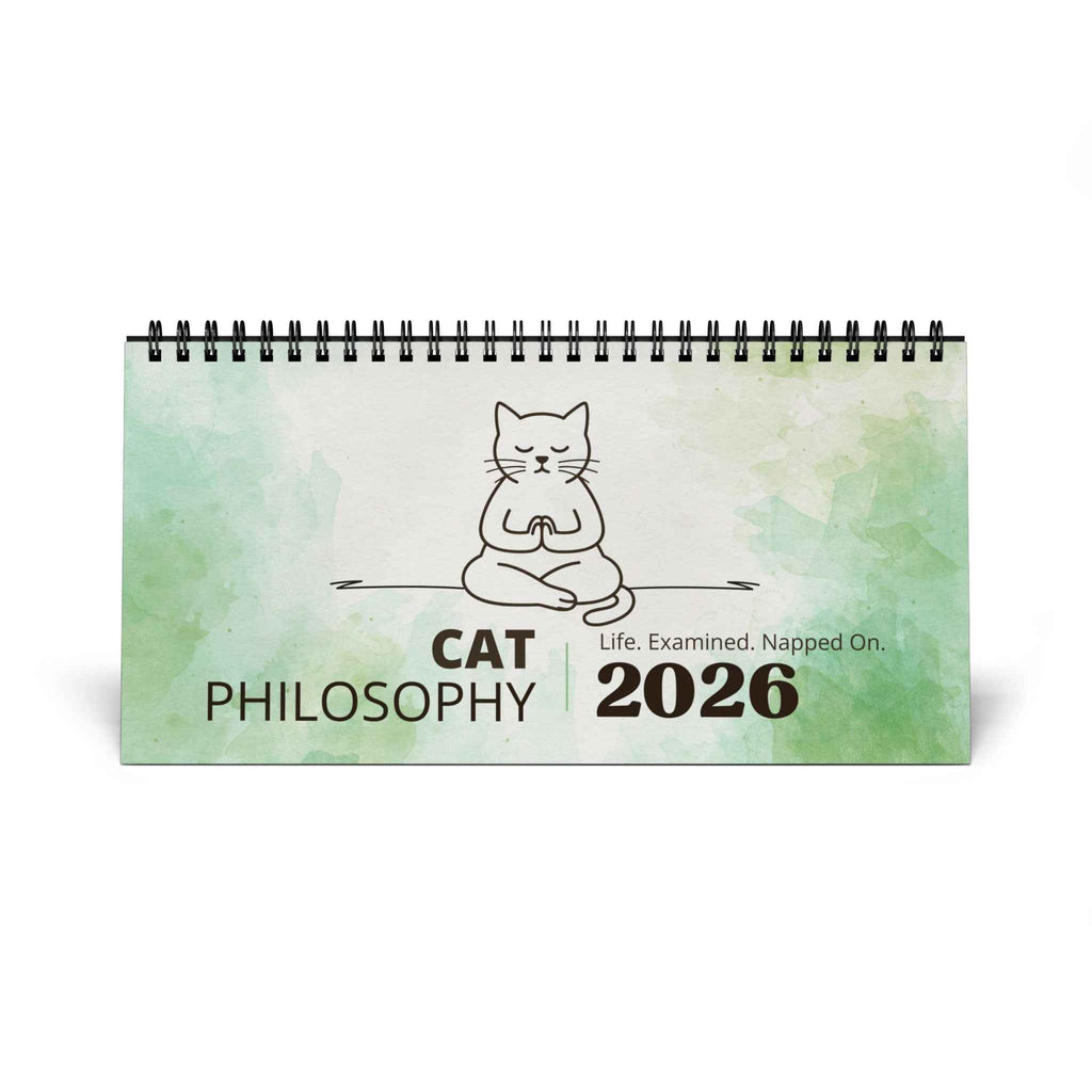 Cat Philosophy Desk Calendar | A Year of Whiskered Wisdom