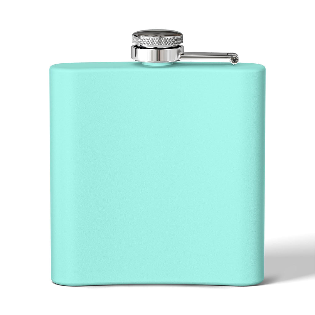 Funny Stainless Steel Flask - "Orange is Not My Color!" - 6oz Gift Printify