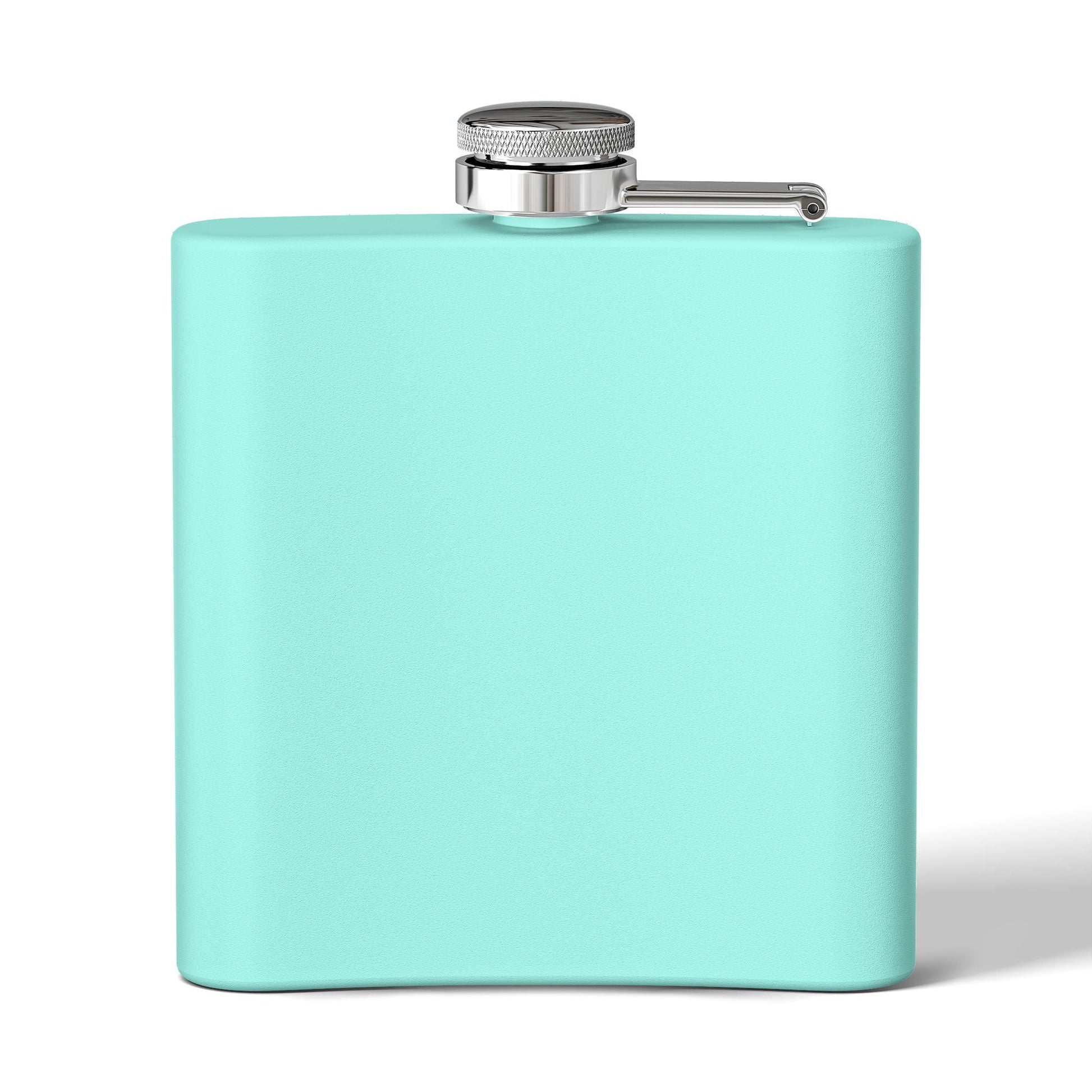 Funny Stainless Steel Flask - "Orange is Not My Color!" - 6oz Gift Printify