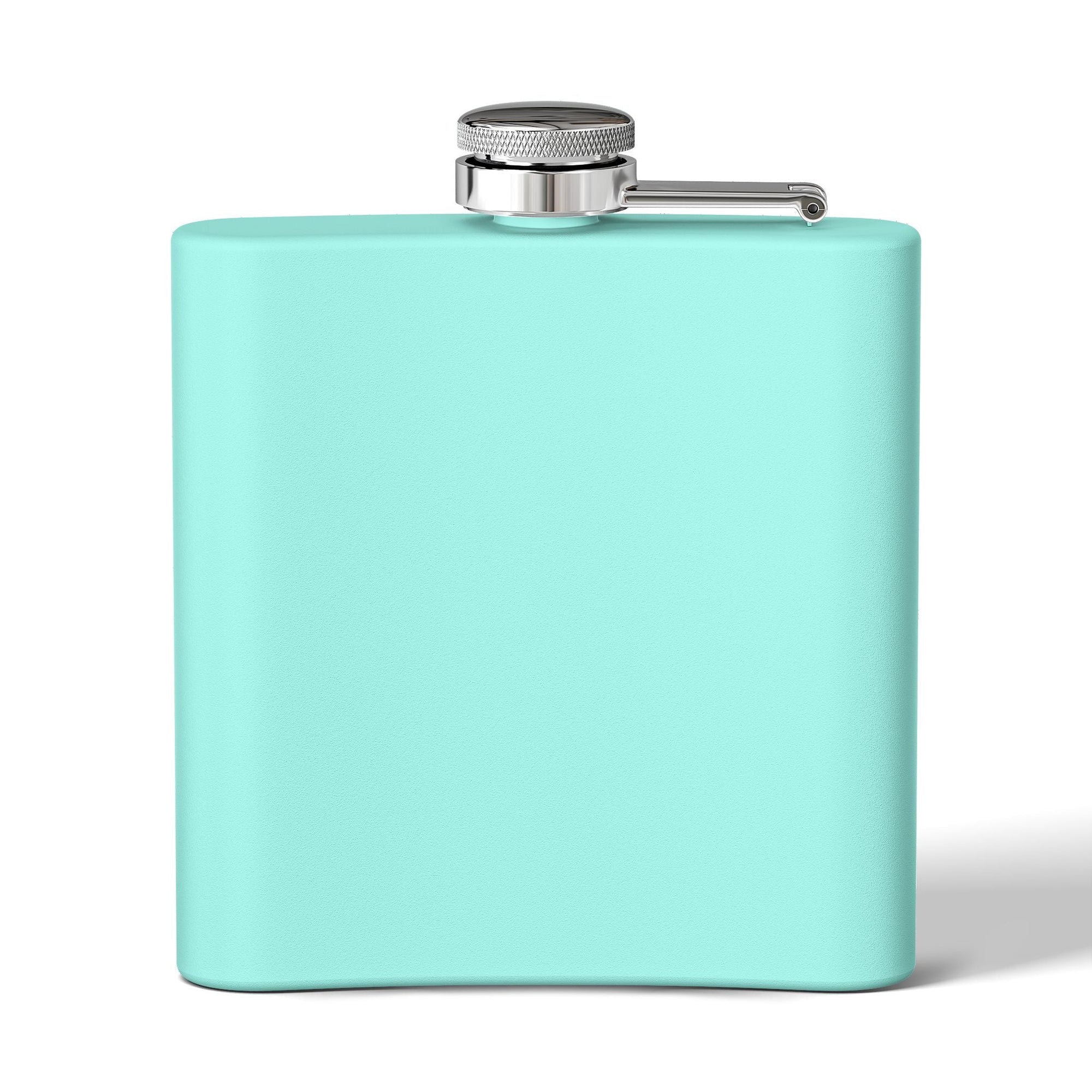 Funny Stainless Steel Flask - "Orange is Not My Color!" - 6oz Gift Printify