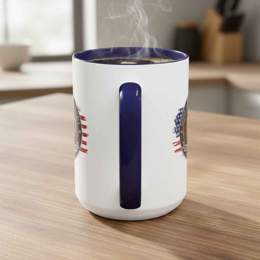 Office of Morning Compliance Coffee Mug – “Step One: Coffee” Official Seal Cup