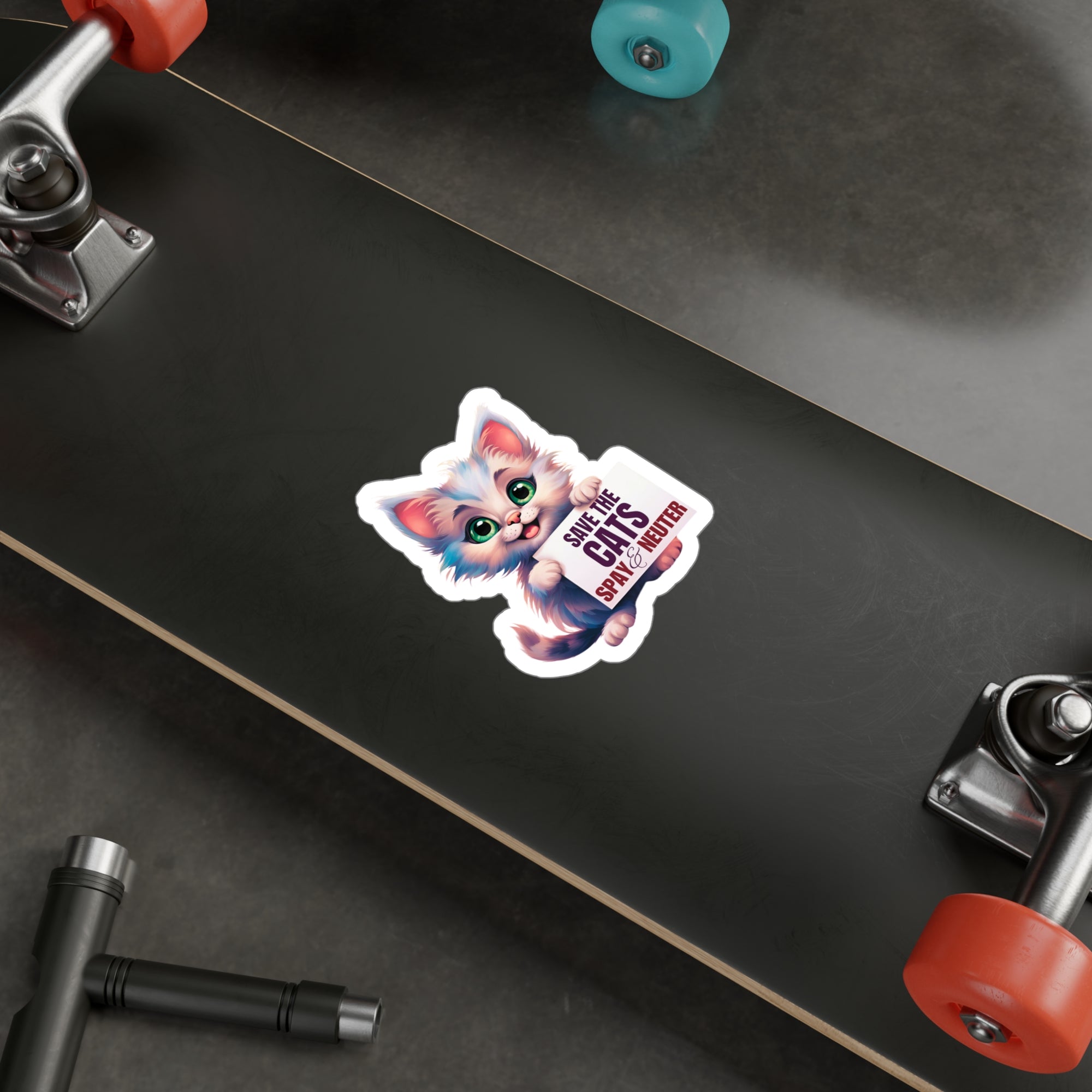 Save the Cats Kiss-Cut Vinyl Decals