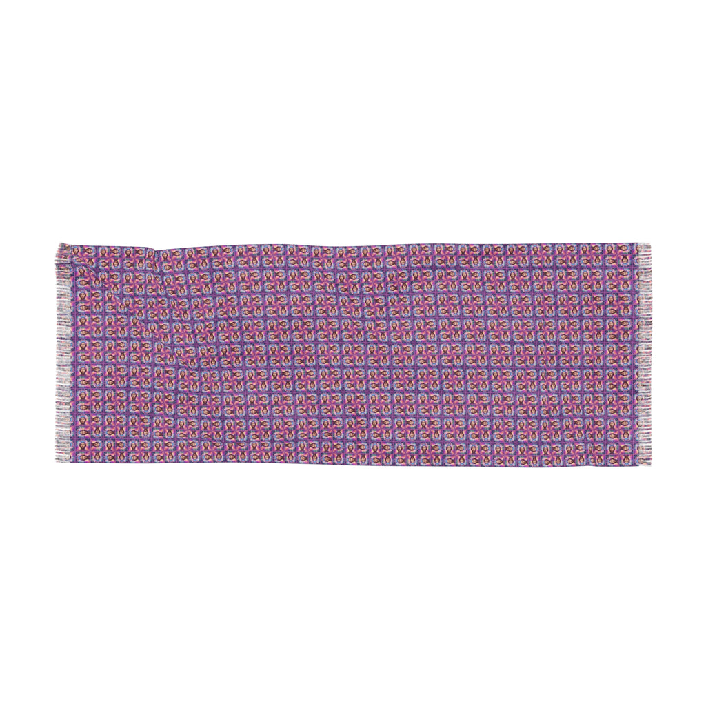 Colorful Brain Epilepsy Awareness Light Scarf