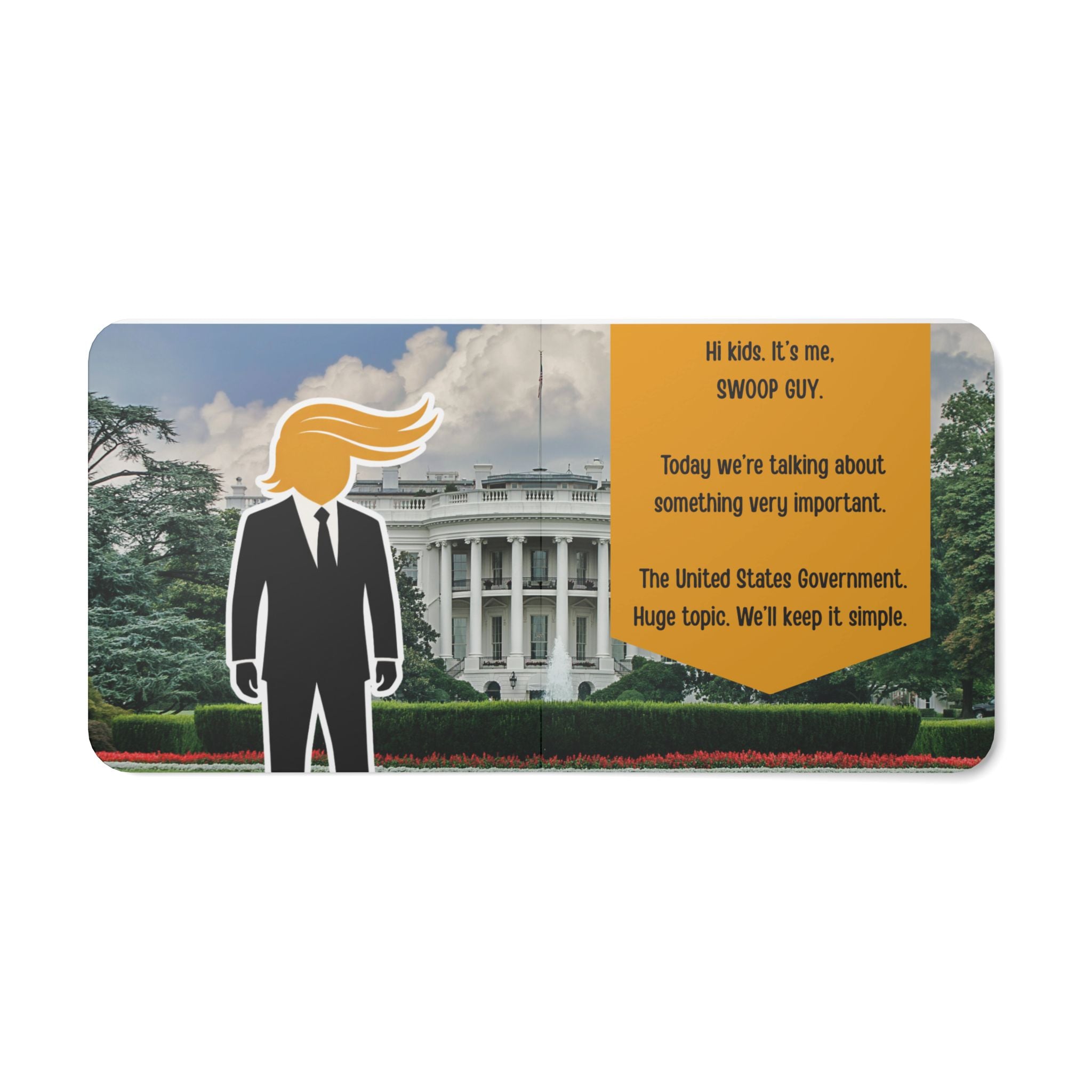 Patriotic Board Book — "Three Branches, One Country" (Children's Political Board Book)