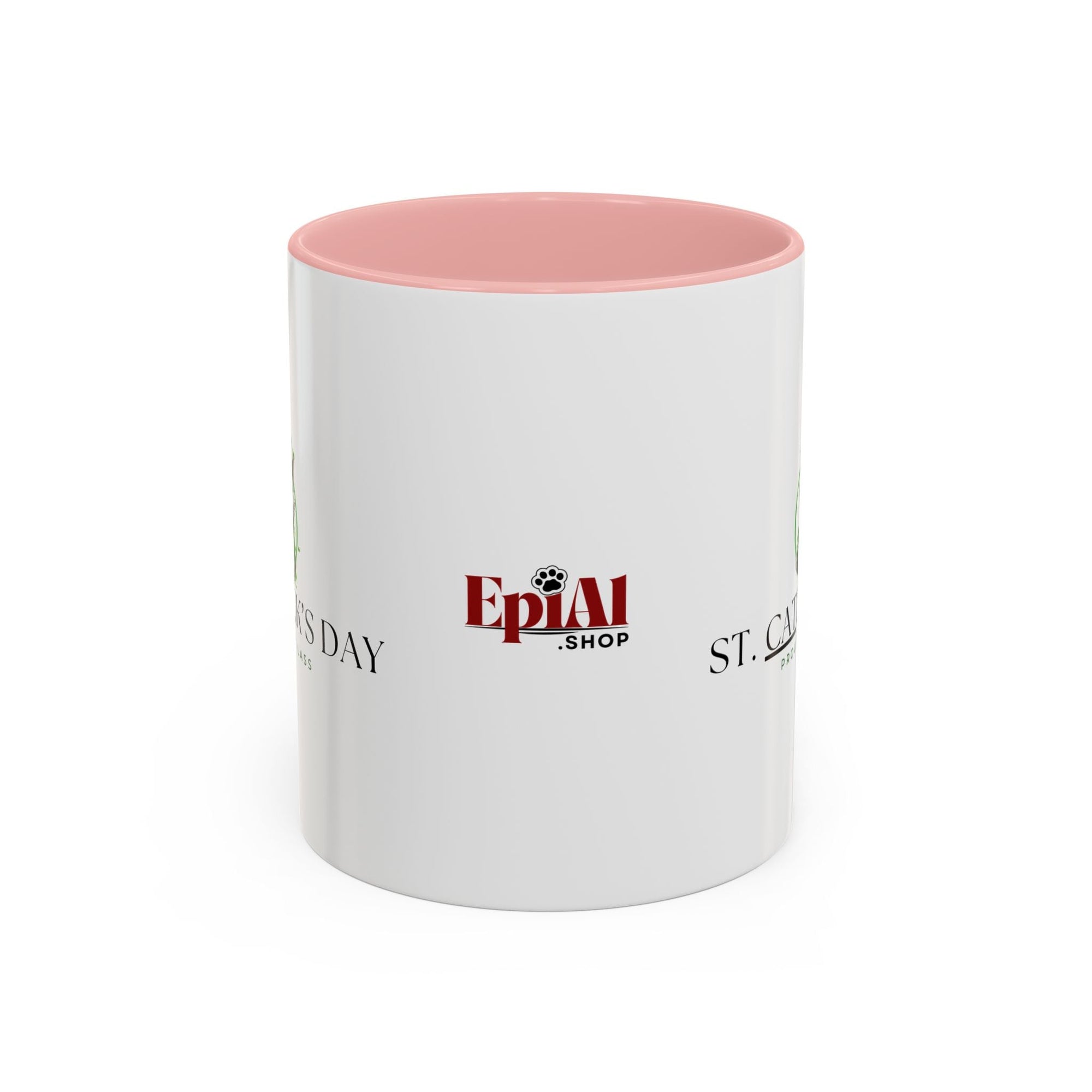 St. Patrick's Day Cat Coffee Mug - Proud Cat Lass Design Printify