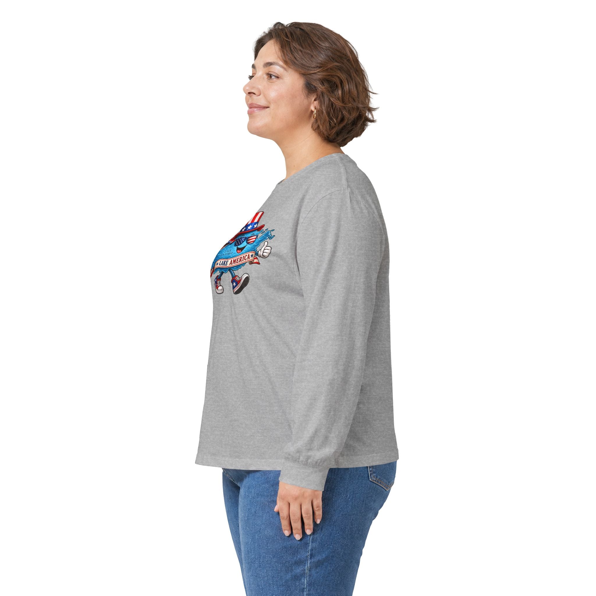 Lake Ontario Dressed as Lake America Halloween Unisex Long Sleeve Tee