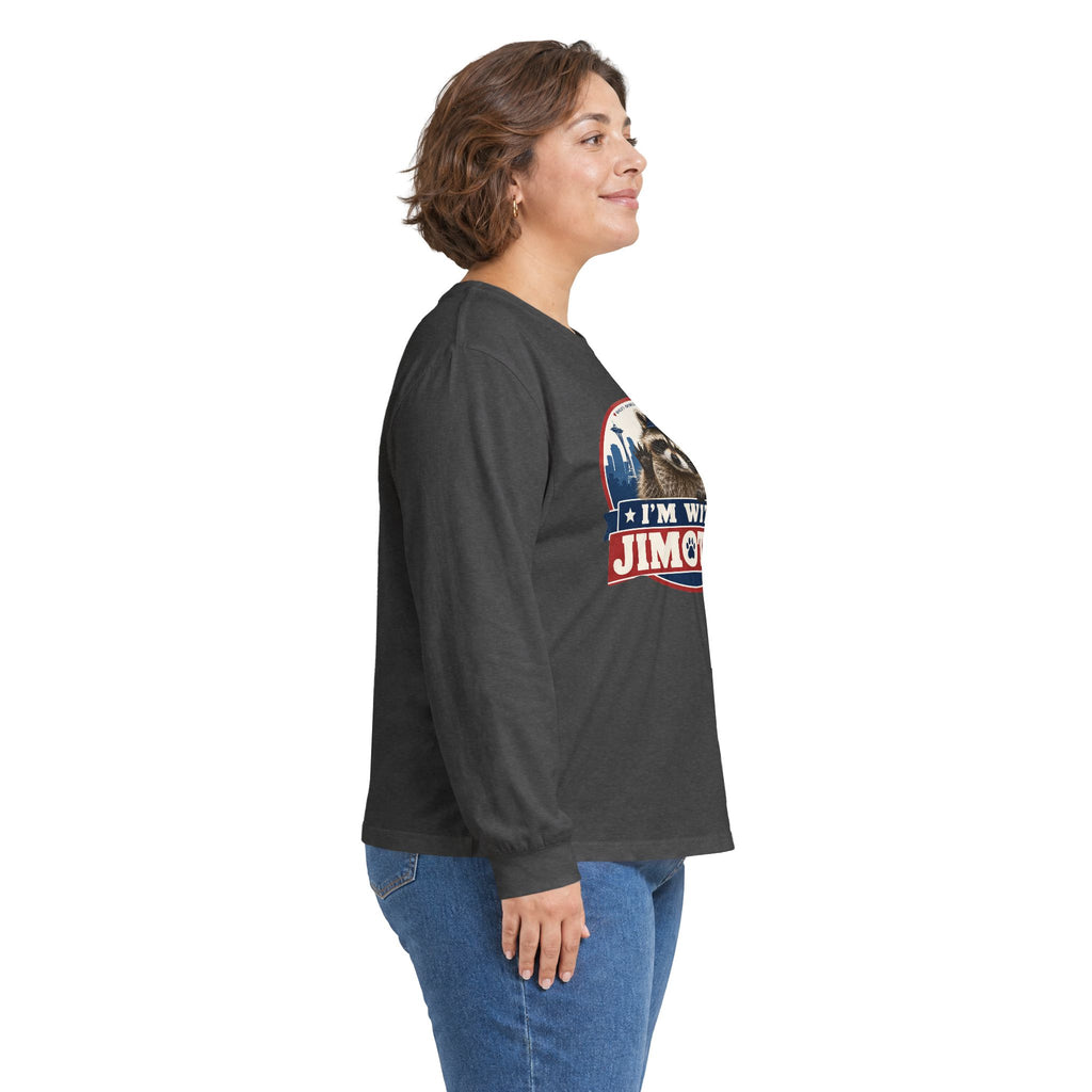I’m With Jimothy Raccoon Long Sleeve T-Shirt