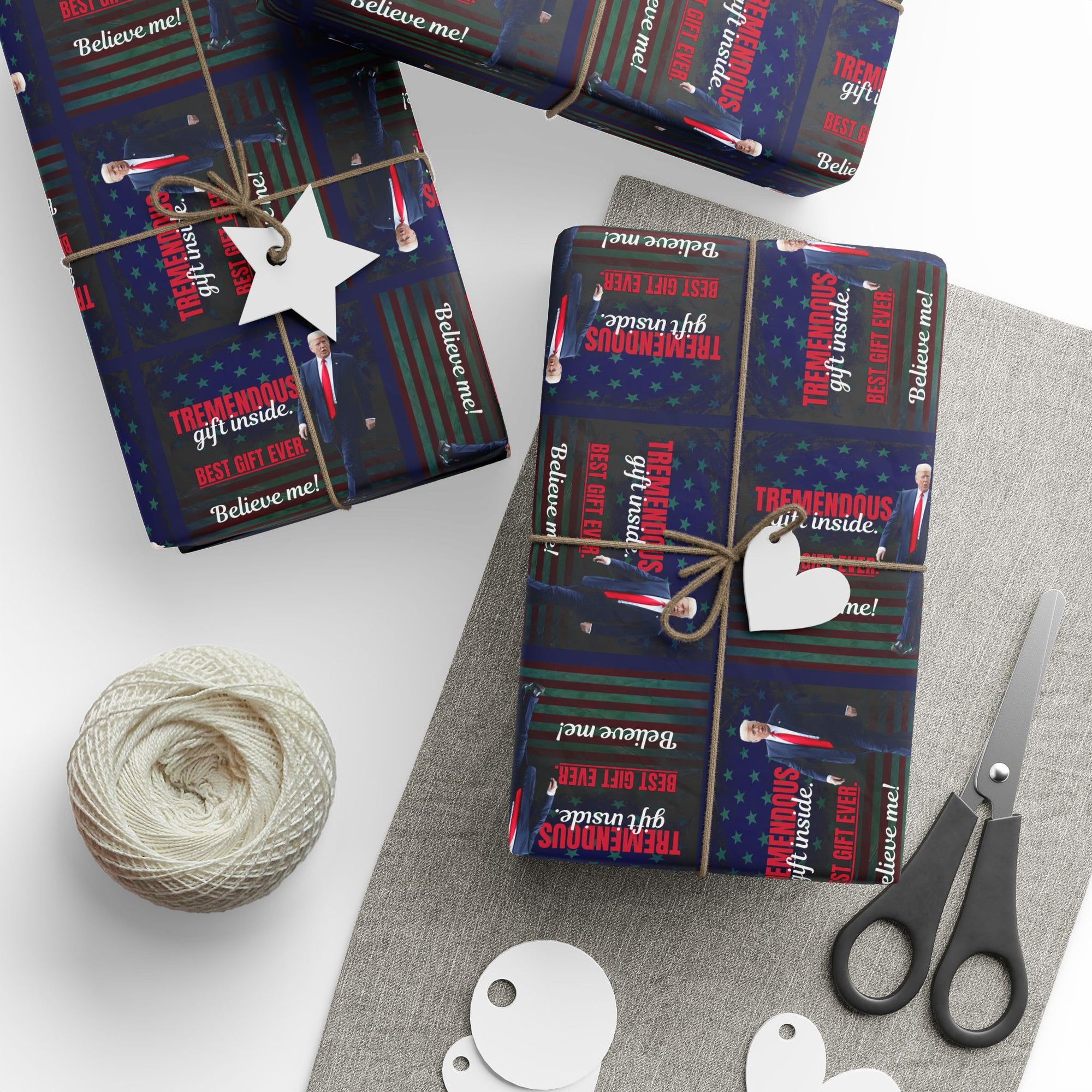 Trump Best Gift Ever Patterned Wrapping Paper