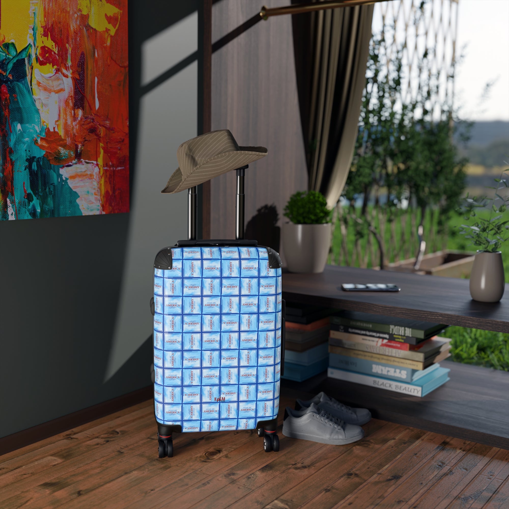 American Gulf Patterned Suitcase
