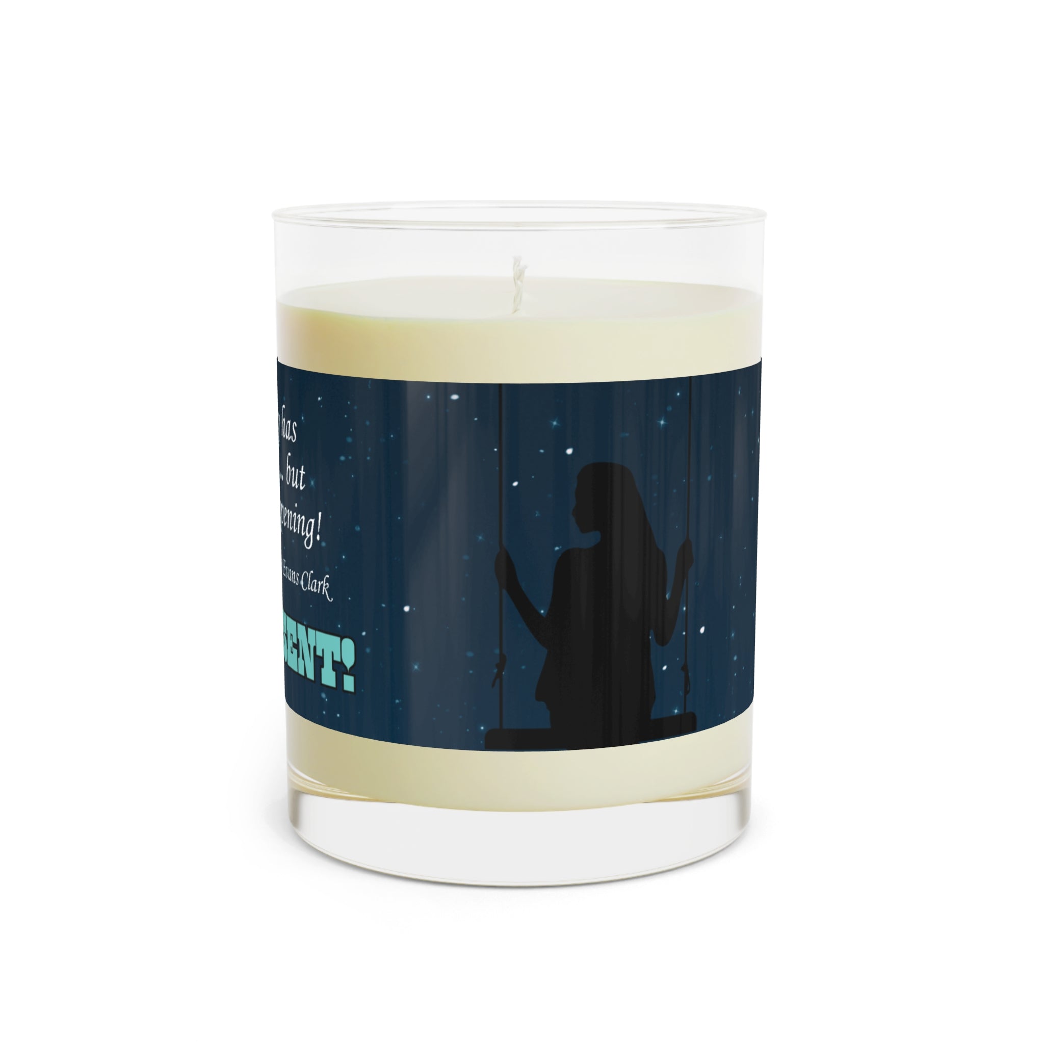 Photo depicting the ​Happening Scented Candle - Full Glass, 11oz from EpiAl's Shop.
