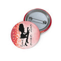Photo depicting the ​Chic Cat Chic Pin Buttons from EpiAl's Shop.