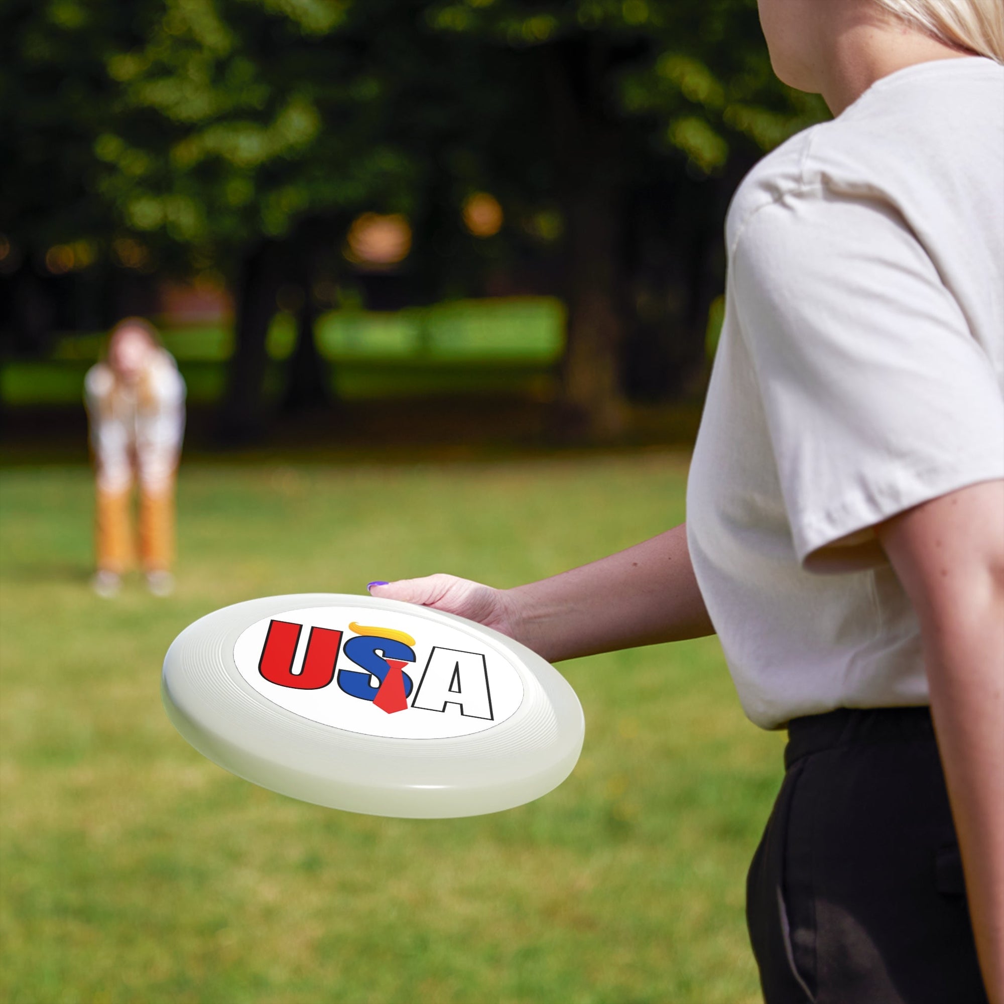 Fun Trump USA Design Wham-O Frisbee Printify
