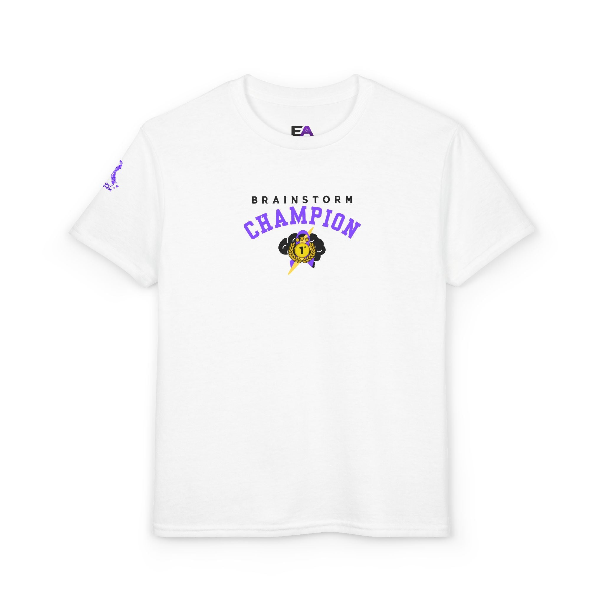 Brainstorm Champion Youth Tee – Neurostrong Kids Edition