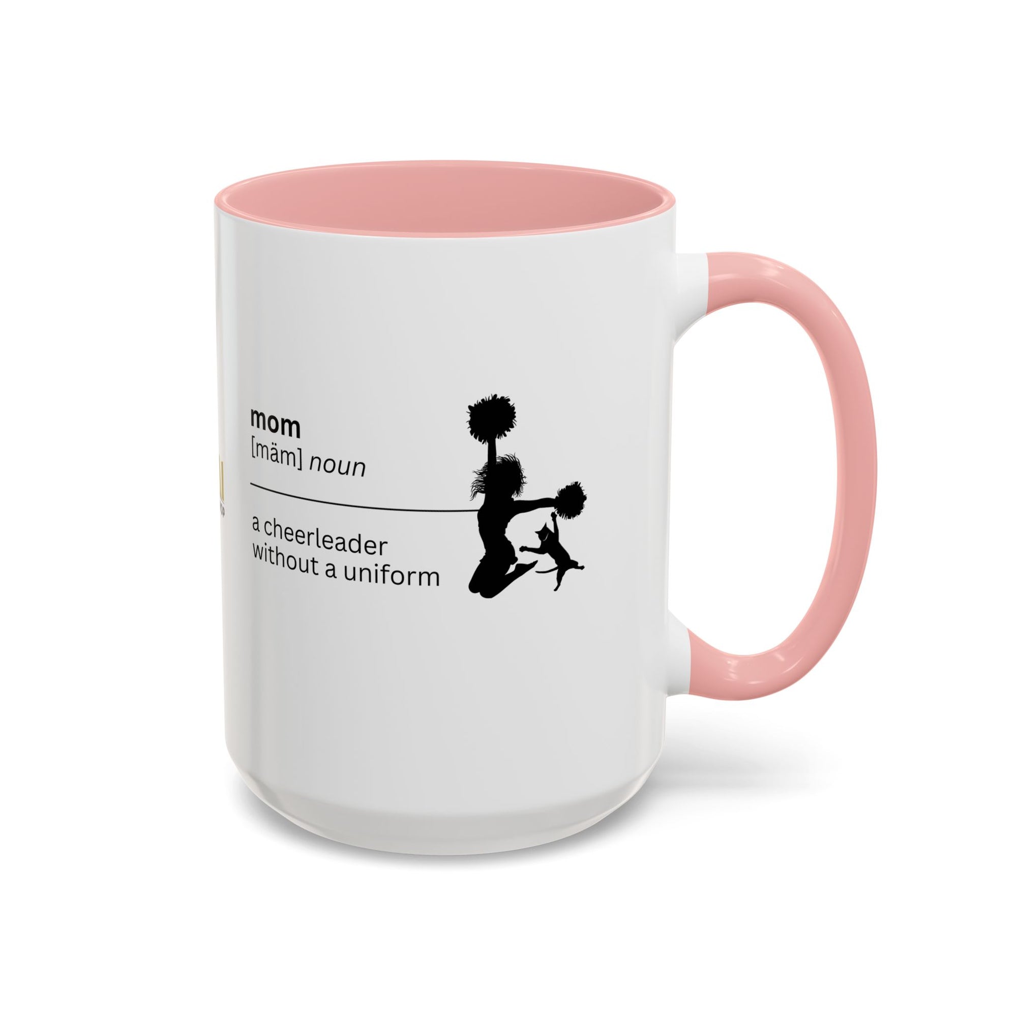 Mom Cheerleader Accent Coffee Mug - Perfect Gift for Moms