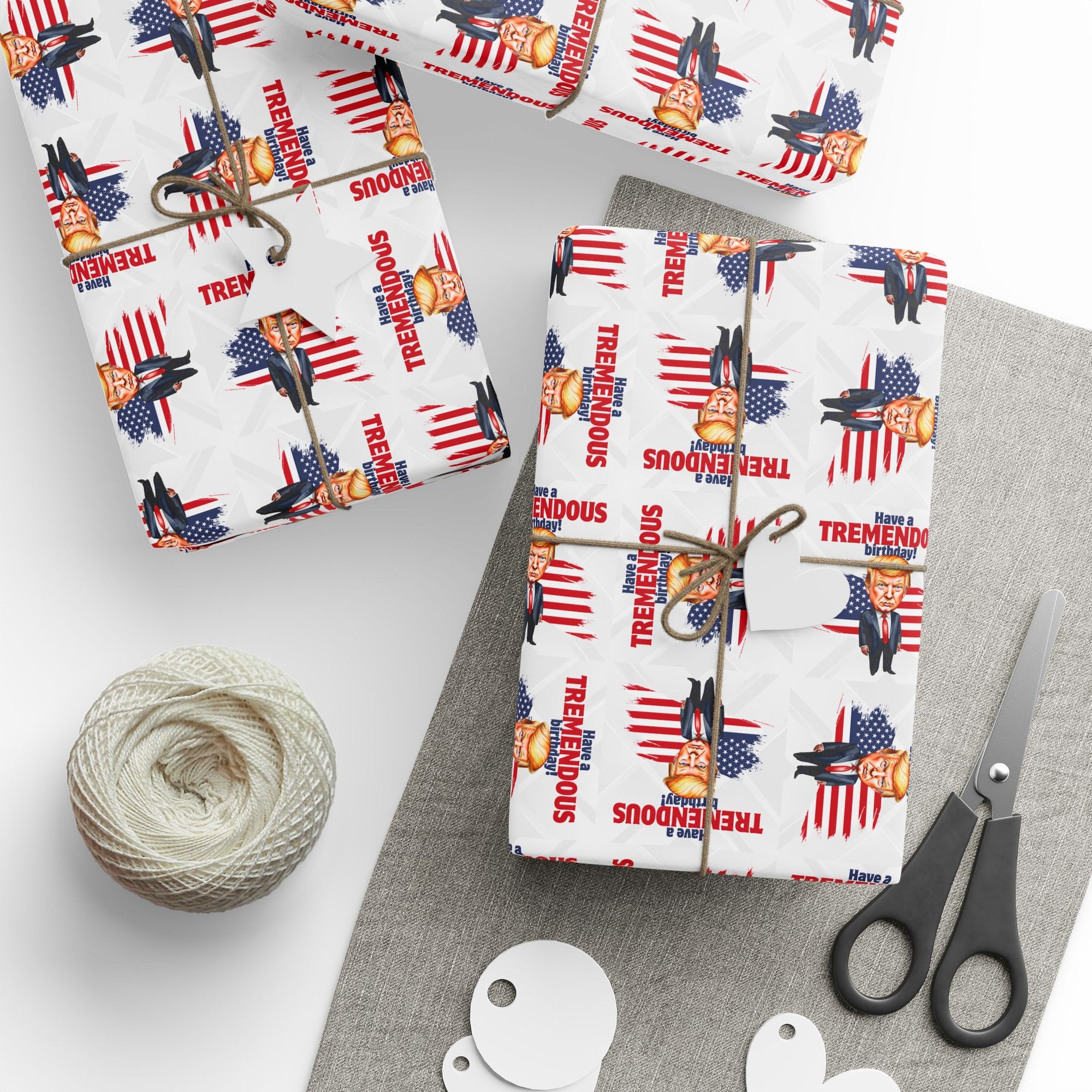 Trump Tremendous Birthday Gift Wrapping Paper