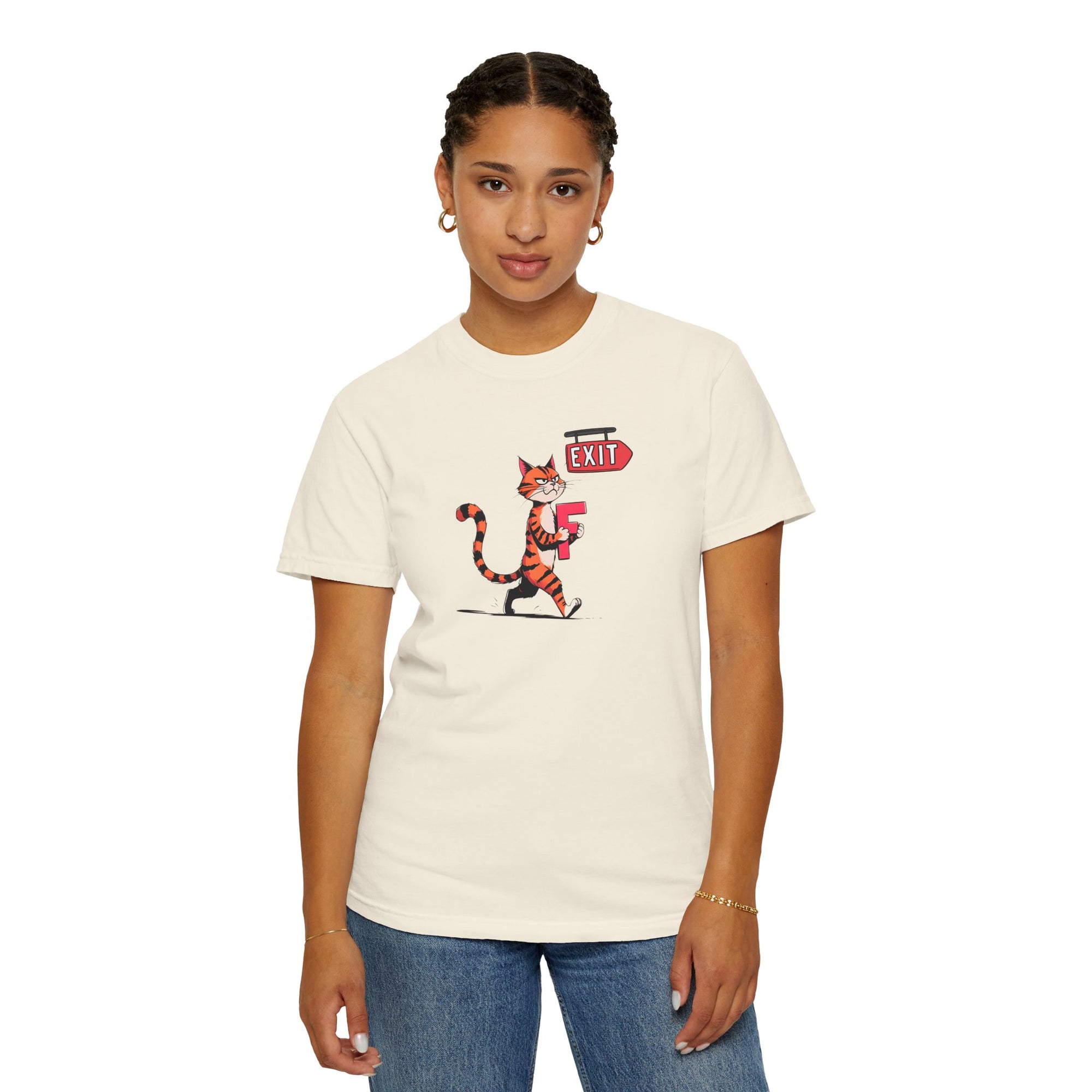 Getting the F Outta Here Unisex Garment-Dyed T-shirt