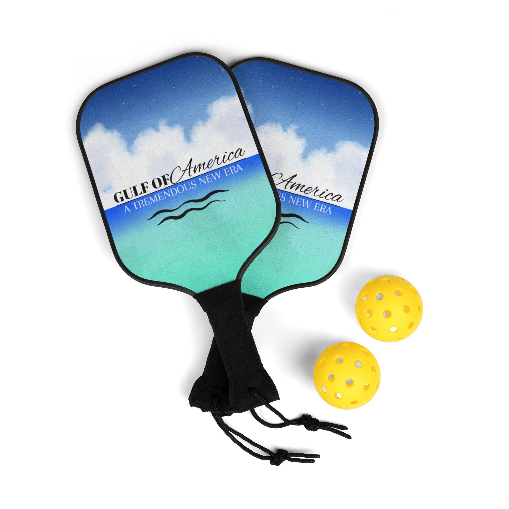 American Gulf Tremendous Pickleball Paddle Set with Balls