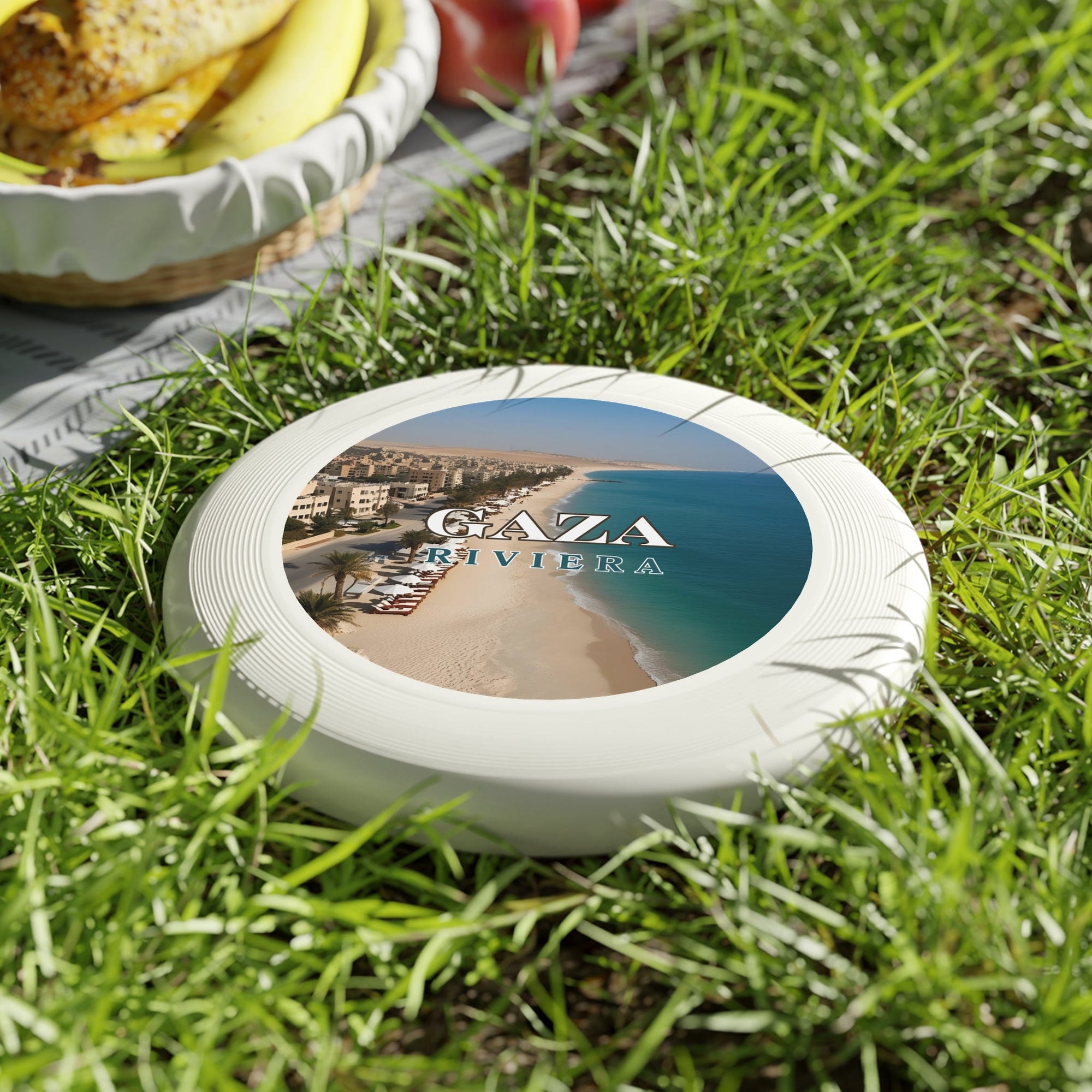 Gaza Riviera Resort Frisbee Printify