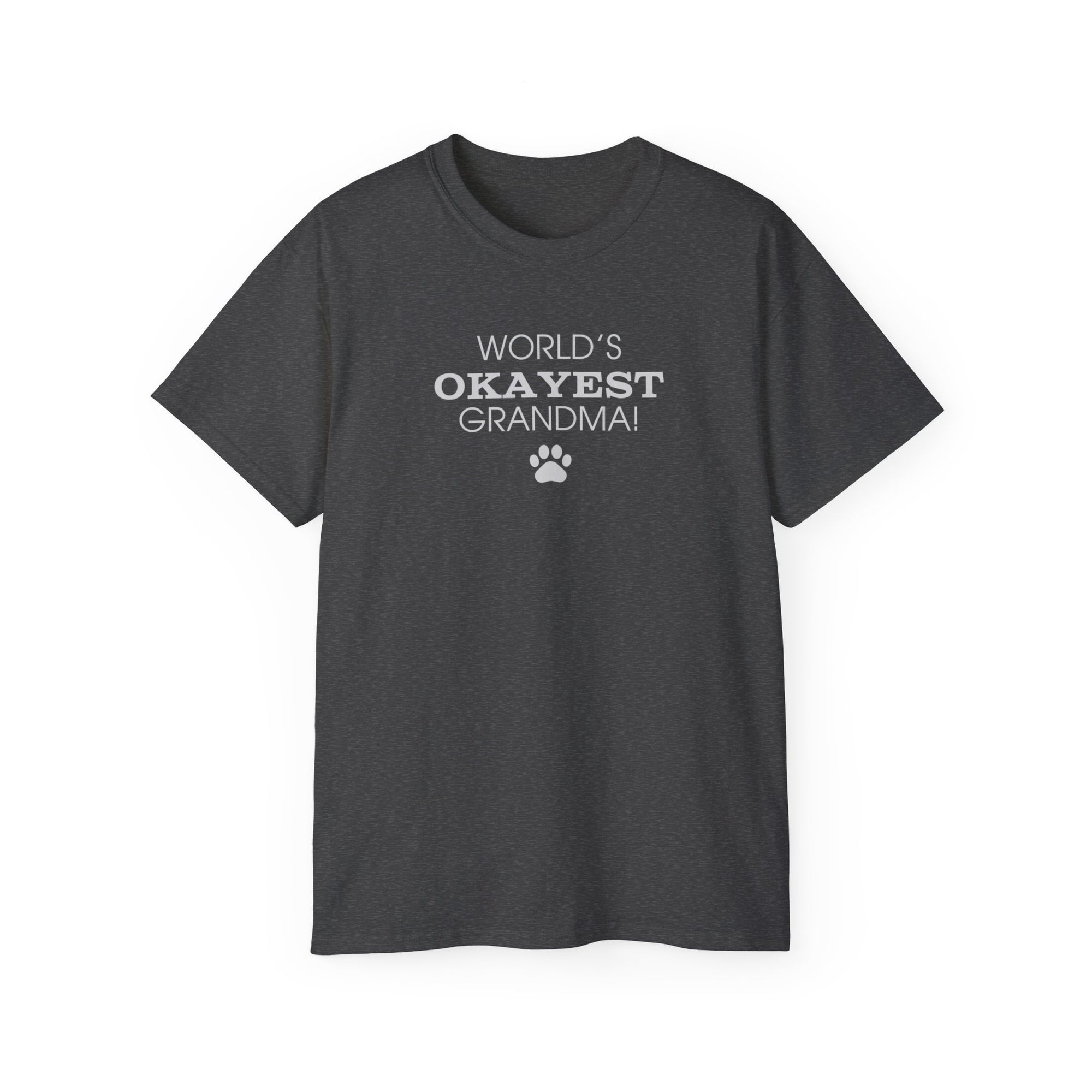 World's Okayest Grandma Ultra Cotton Tee - T - Shirt - Epileptic Al’s Shop