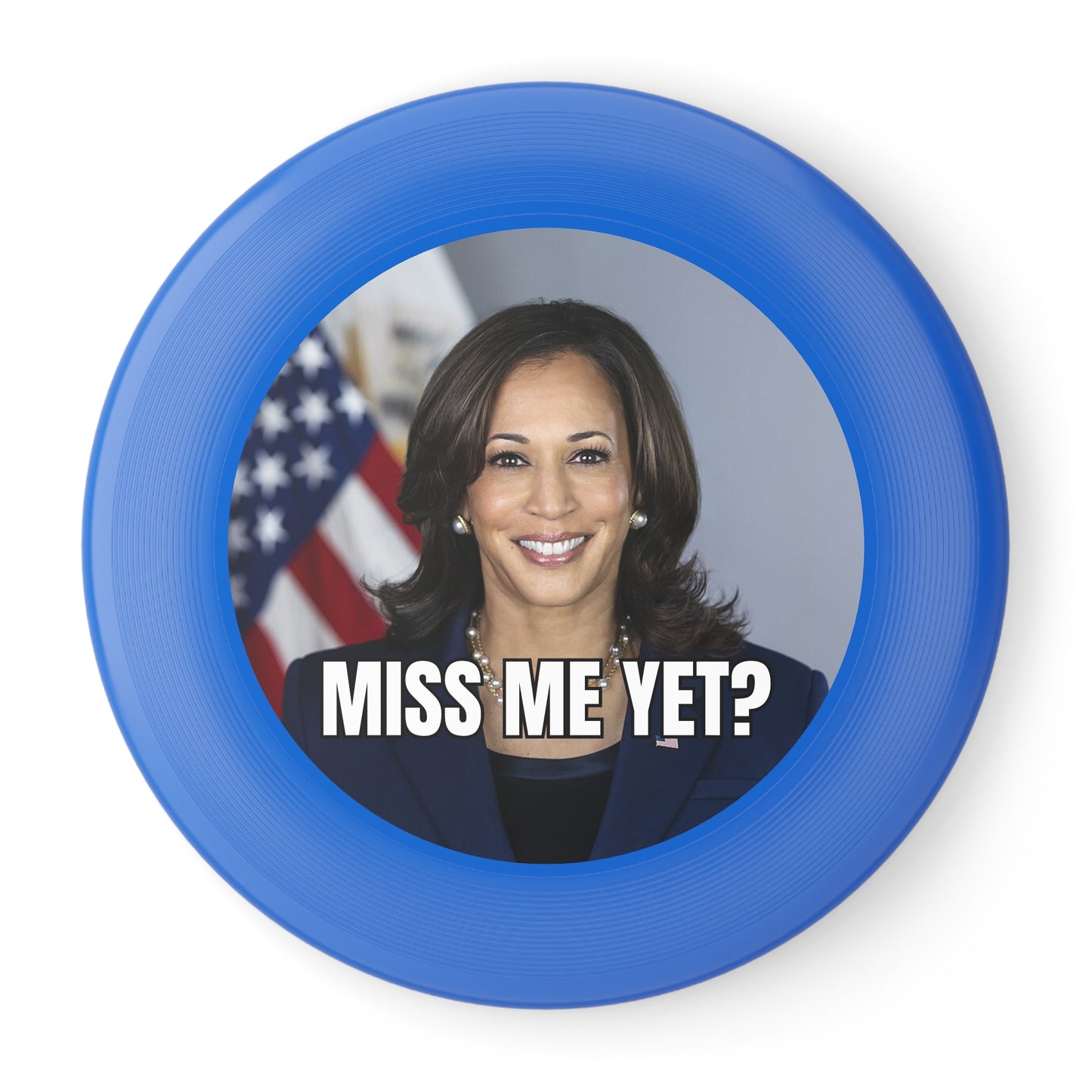 Funny Political Frisbee - 'Miss Me Yet?' Outdoor Game for Large Gatherings