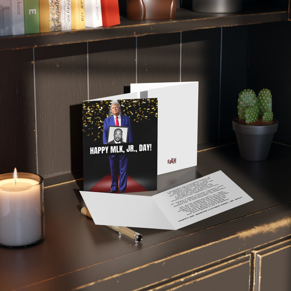Donald Trump MLK Jr. Day Greeting Cards (8, 16, and 24 pcs)