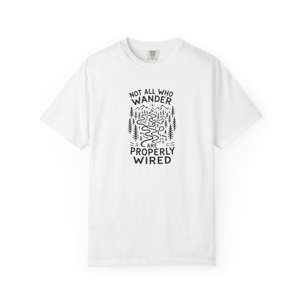 Not All Who Wander Are Properly Wired Epilepsy Awareness T-Shirt