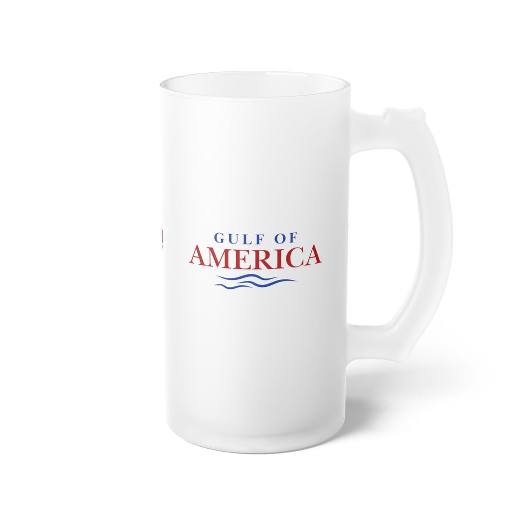 American Gulf Frosted Glass Beer Mug
