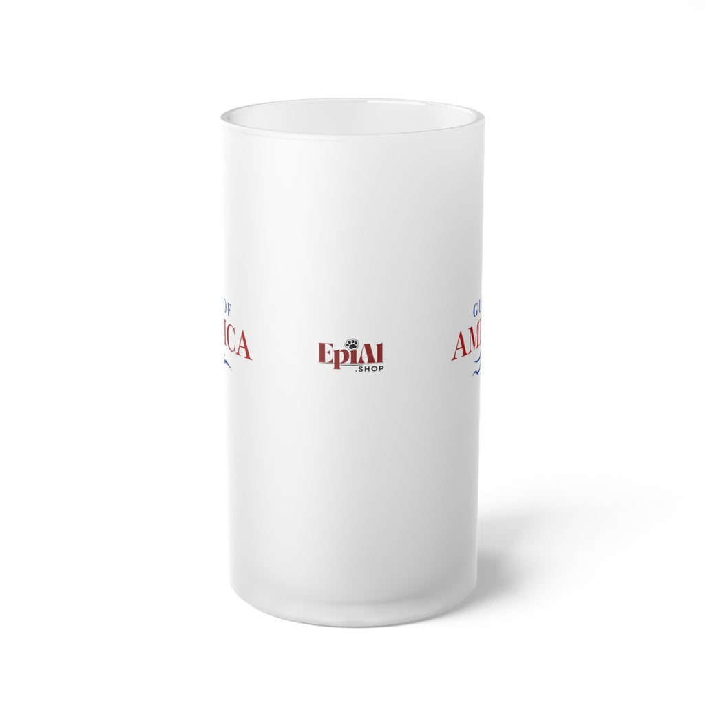 American Gulf Frosted Glass Beer Mug