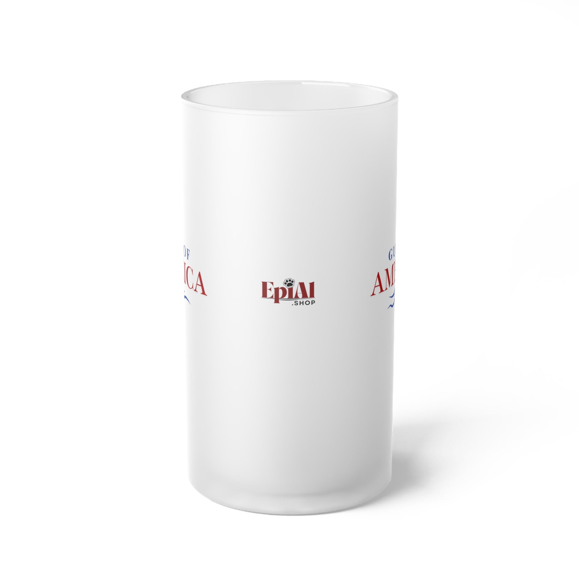 American Gulf Frosted Glass Beer Mug