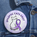Epikitty Pinback Button – Epileptic Cats Exist. They Matter.