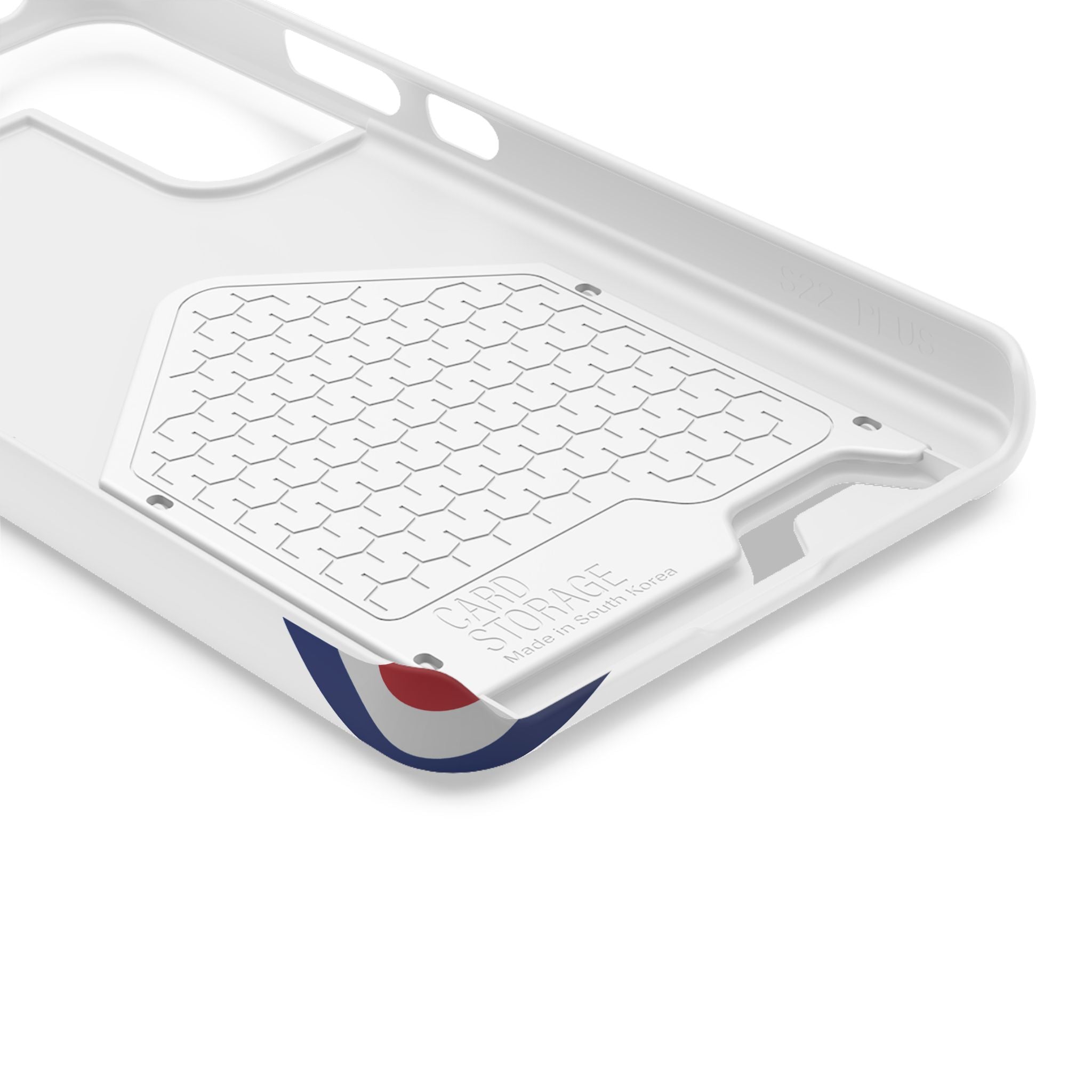 Swoop Guy Samsung Galaxy Case – Minimal Line Portrait Patriotic Design, Slim Protective Case with Card Slot