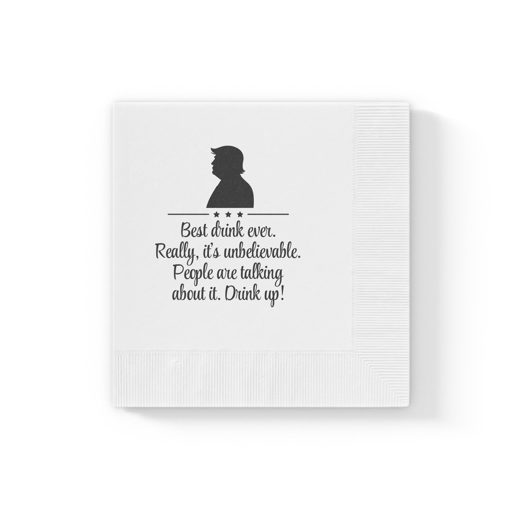 Best Drink Ever – Drink Up Party Napkins – Funny Parody Cocktail Décor