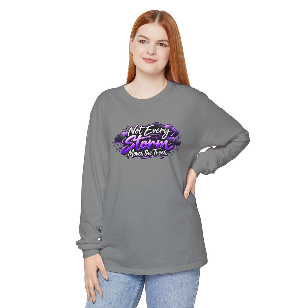 Not Every Storm Moves the Trees Epilepsy Awareness Long Sleeve Shirt
