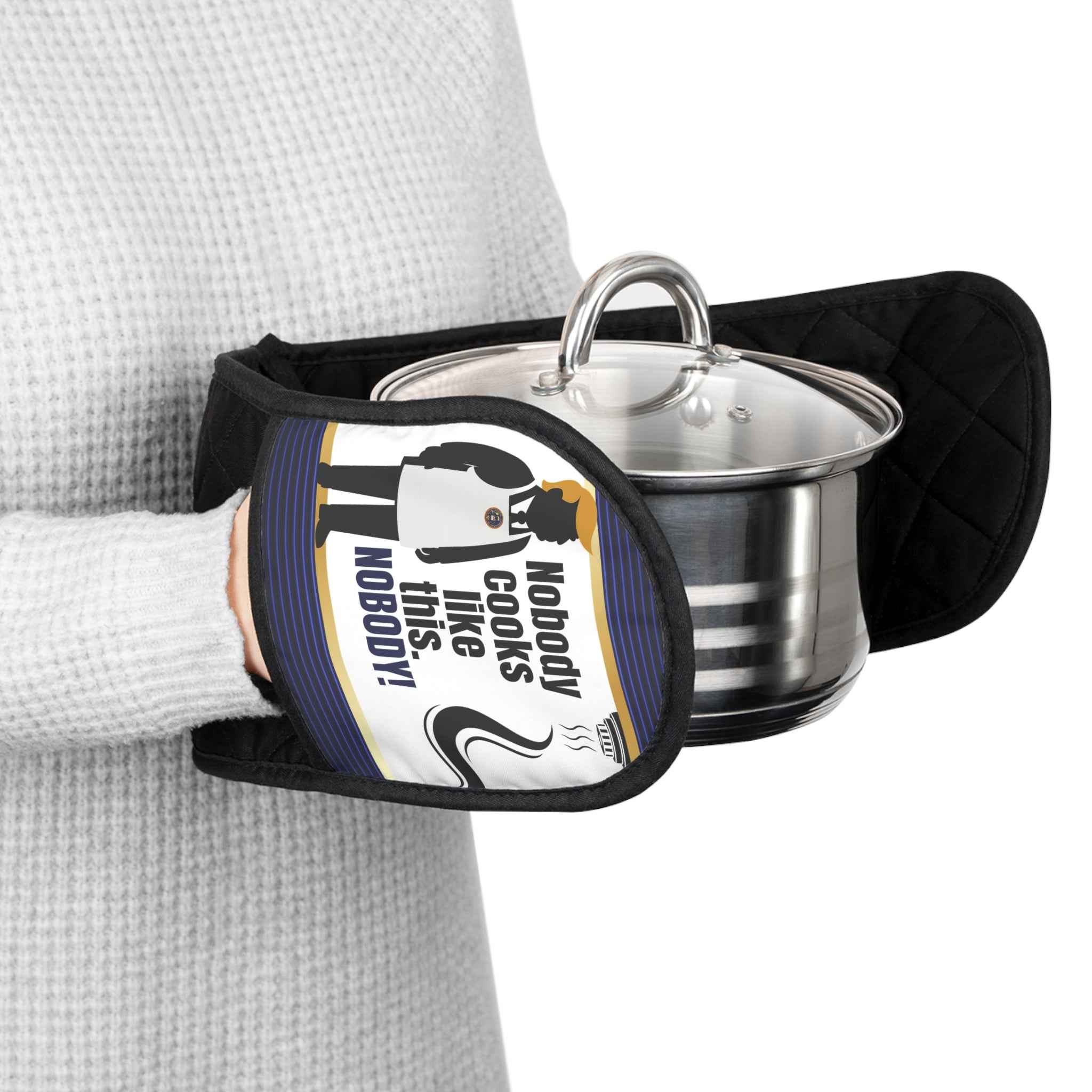 “Emergency Culinary Situation” Political Parody Oven Mitt