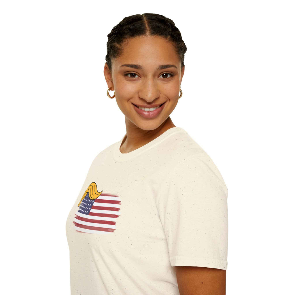 Swoop & Stripes Parody Tee – Unisex Soft Cotton T-Shirt