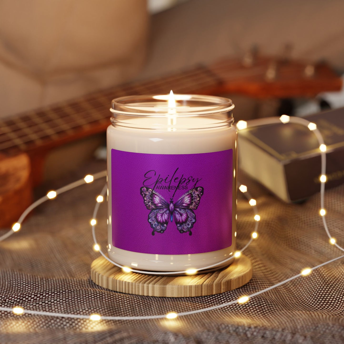 Epilepsy Awareness Scented Soy Candle, 9oz